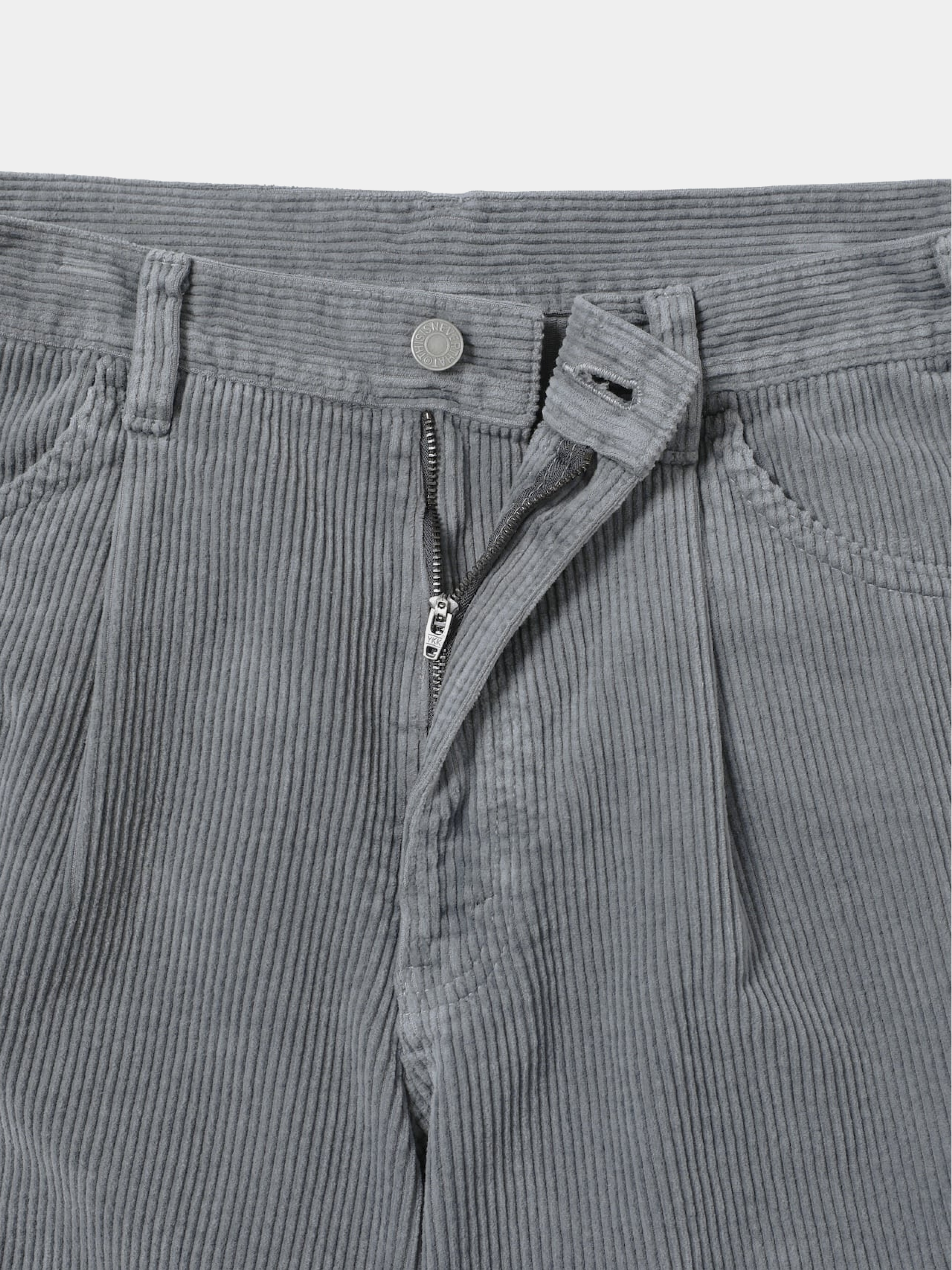 Шорты thisisneverthat Overdyed Corduroy Short Grey