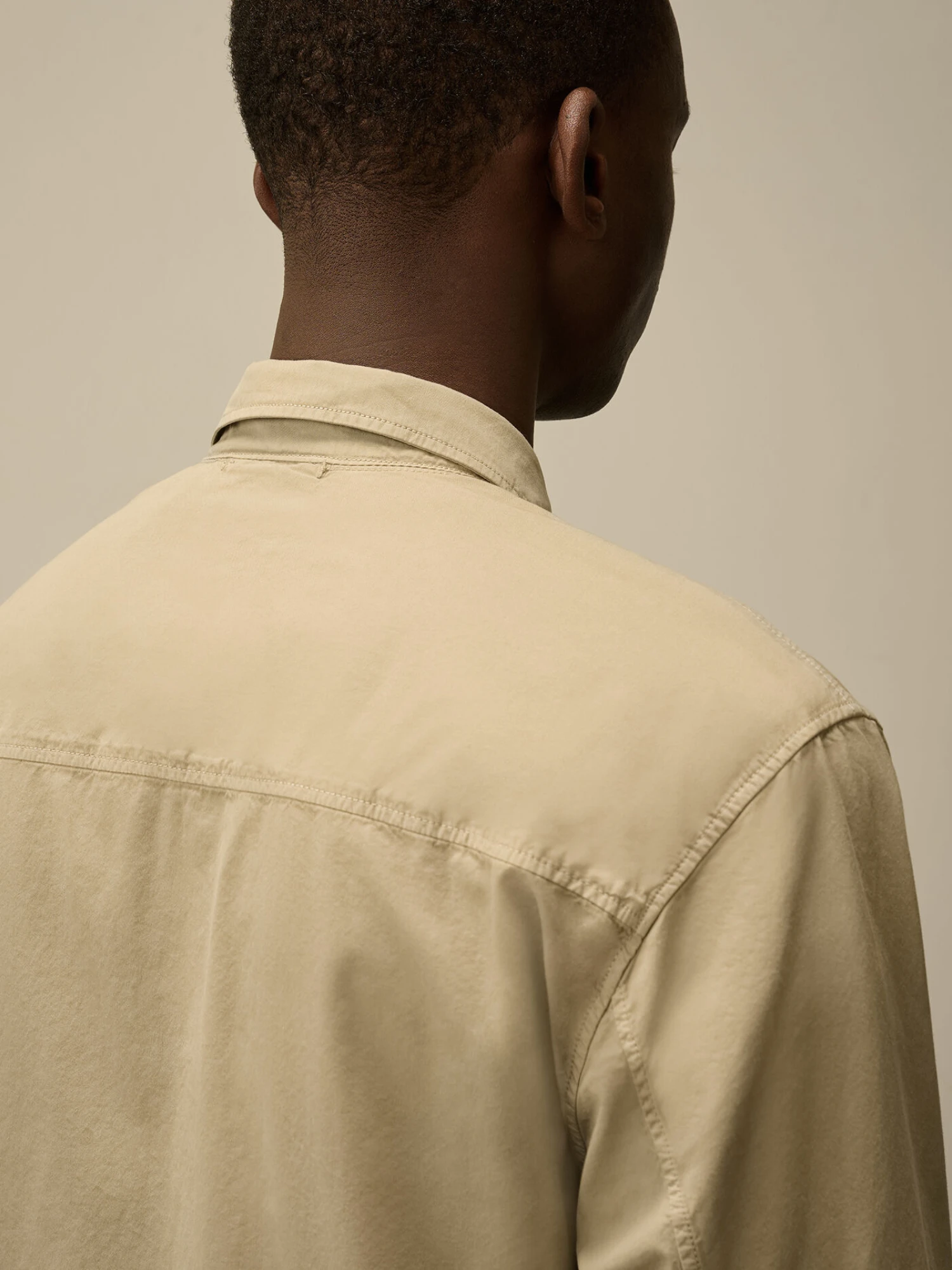 Рубашка C.P. Company Organic Gabardine Utility Vintage Khaki