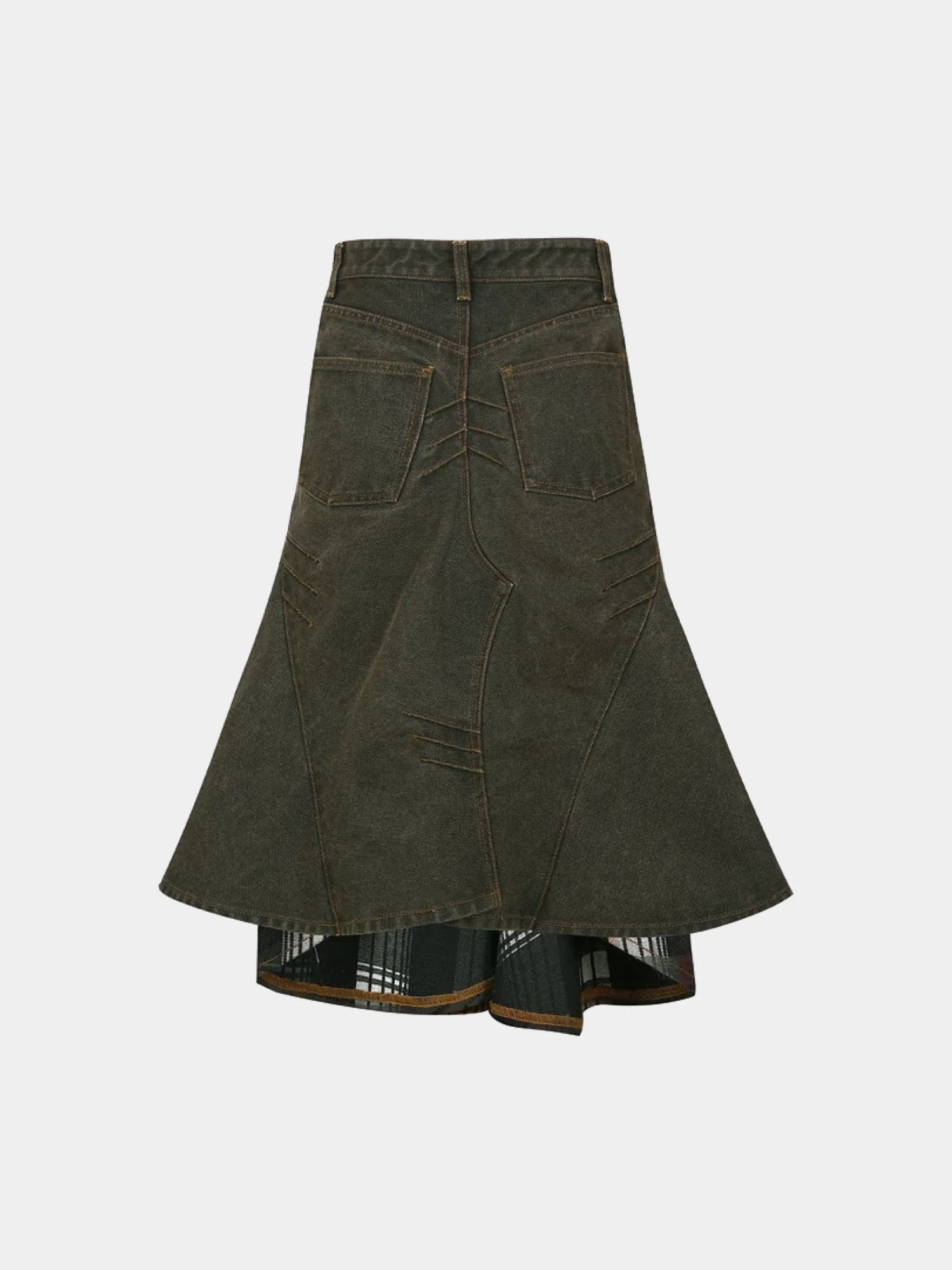 Женская юбка Andersson Bell Custom Flare Layered Brown