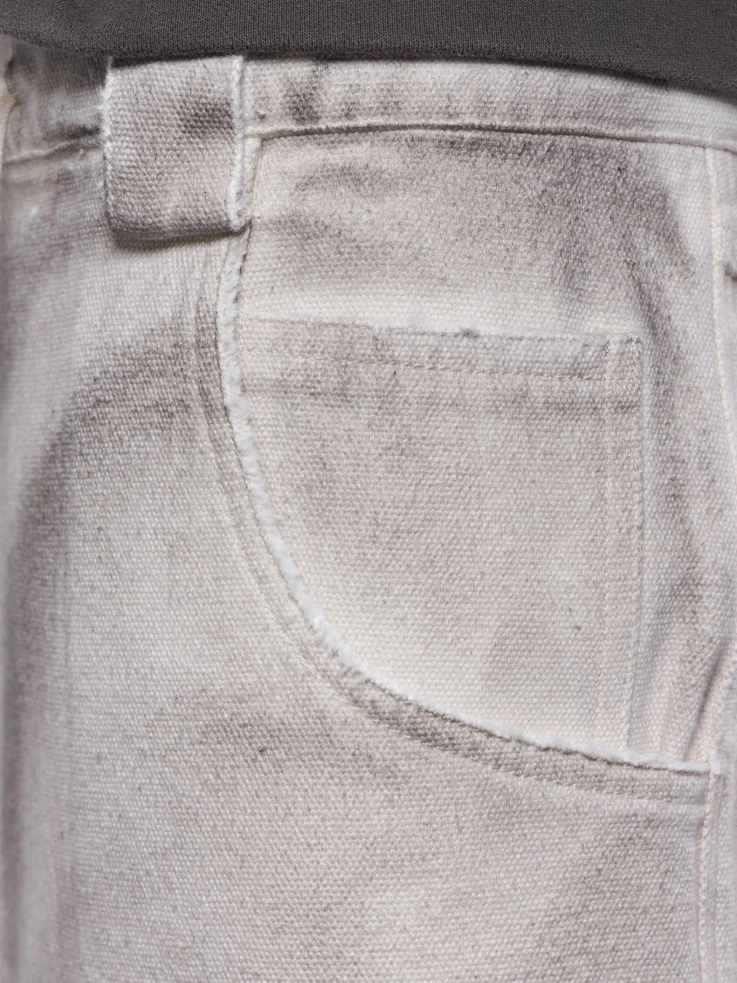 Шорты ARNODEFRANCE Dirty Baggy Shorts White