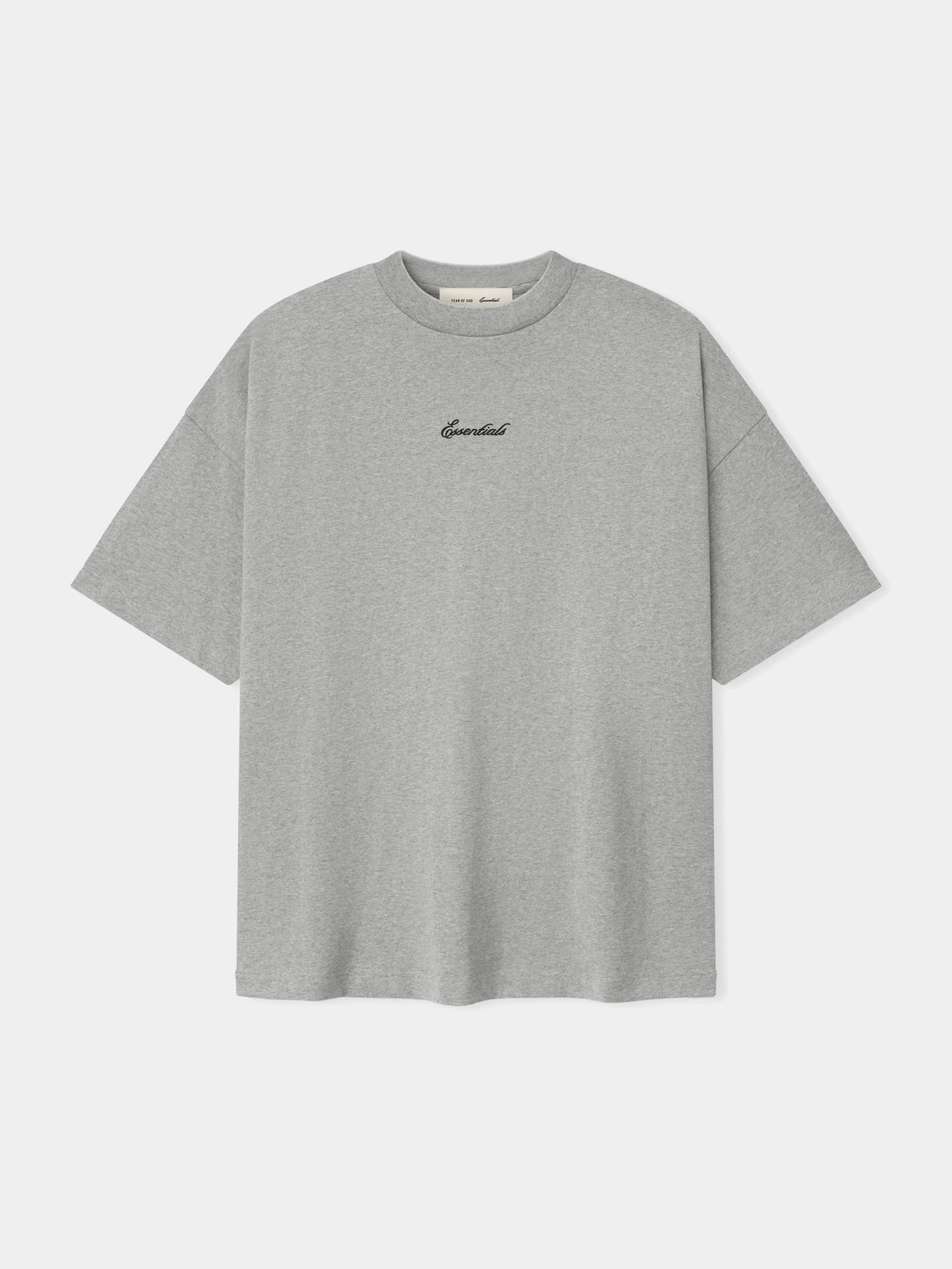 Футболка Fear of God ESSENTIALS Signature 90'S Concrete