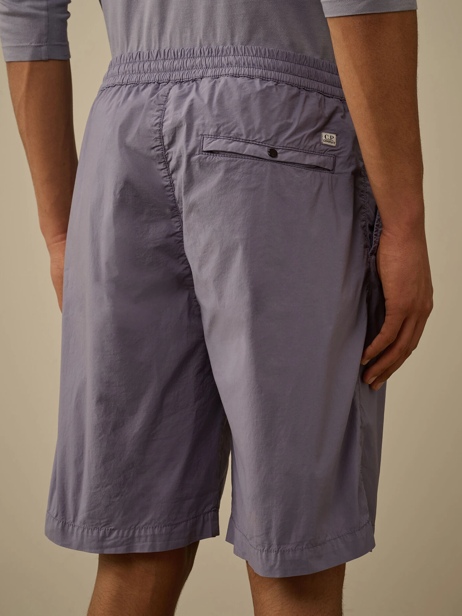 Шорты C.P. Company 50 Fili Stretch Cargo Lens Lavander Violet