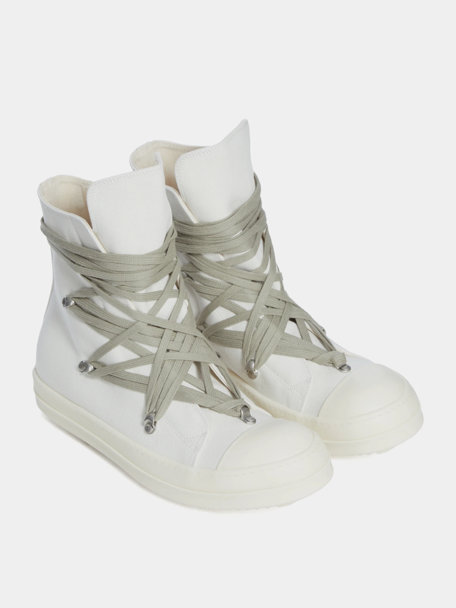 Кеды RICK OWENS DRKSHDW Megalace Denim Cream/Milk