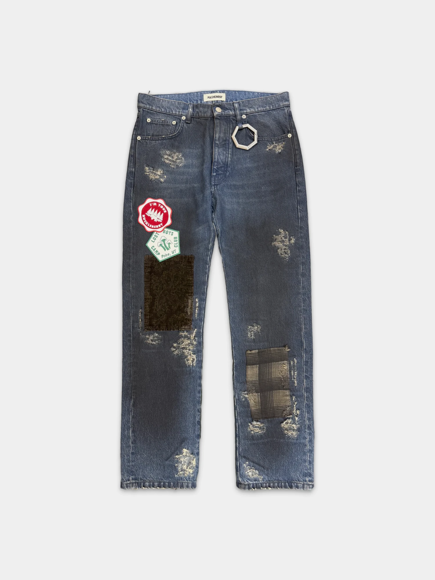 Джинсы ALCHEMIST Dean Patch Dark Indigo