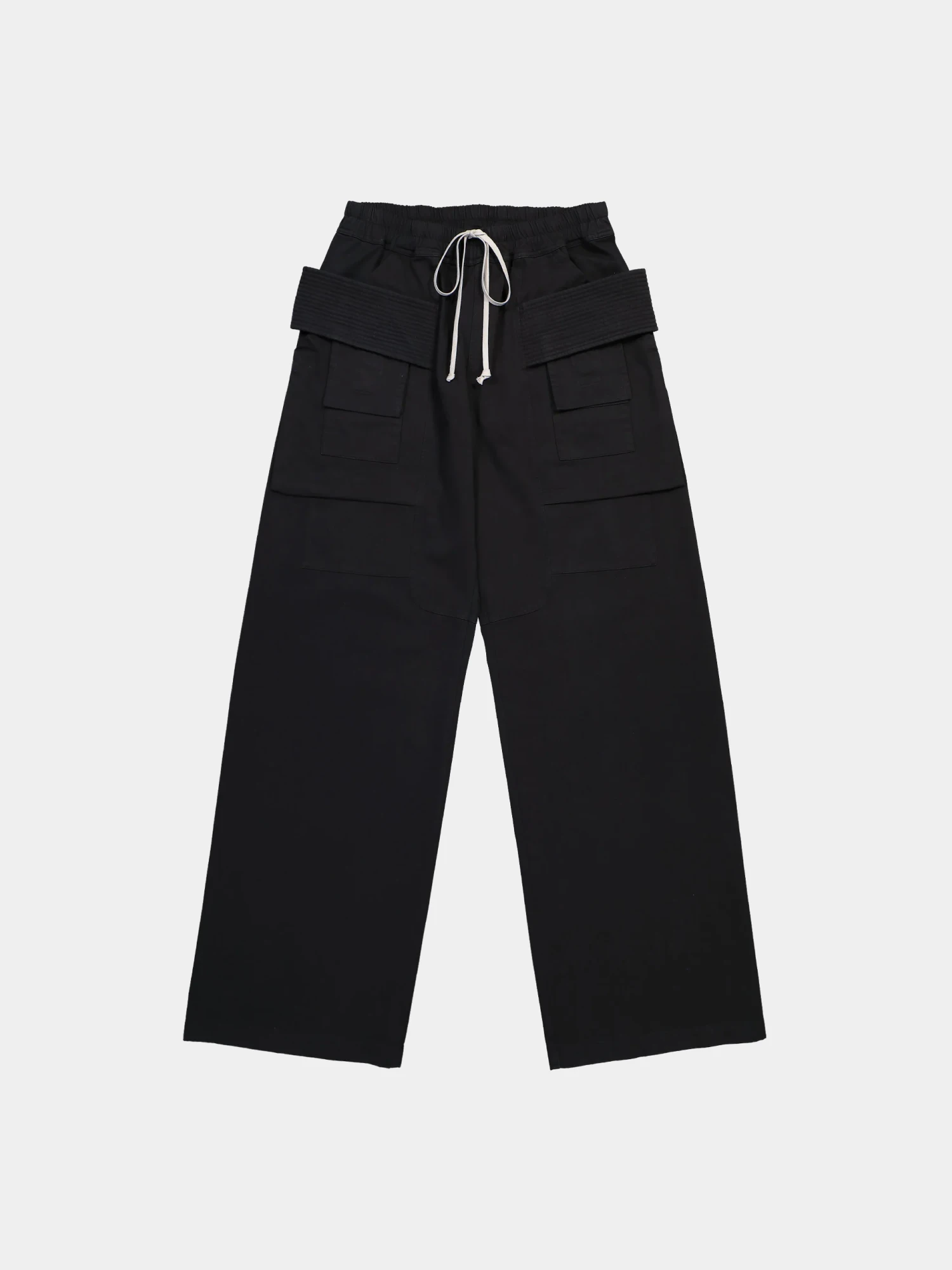 Брюки RICK OWENS DRKSHDW Creatch Wide Black
