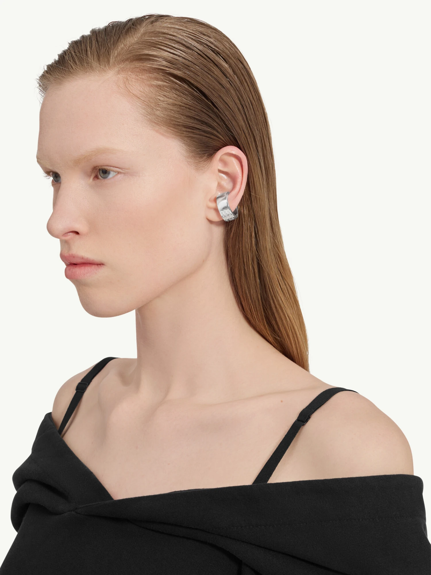 Кольцо MM6 Maison Margiela Minimal Numeric Cuff Ring
