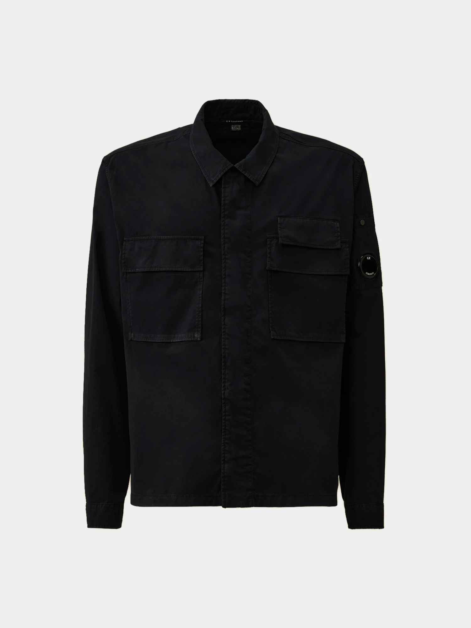 Рубашка C.P. Company Organic Gabardine Utility Black