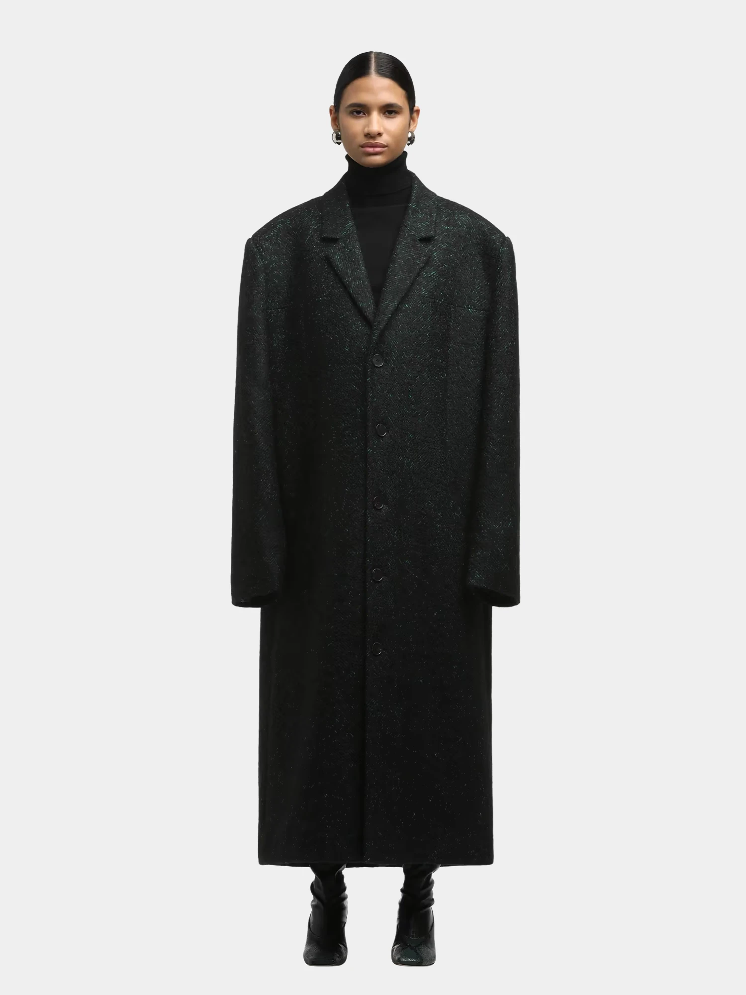 Пальто entire studios Structured Cypress Black