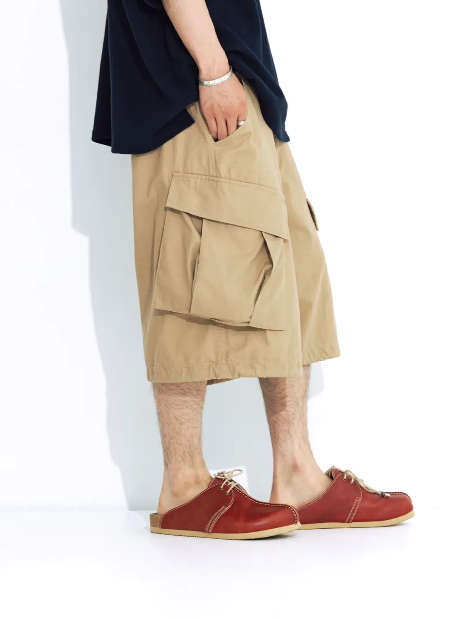 Шорты ANGLAN Ripstop Cargo Half Pants Beige