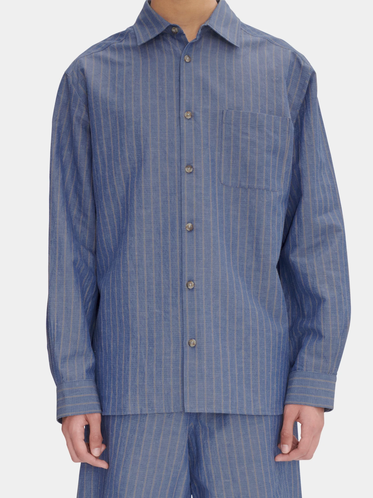 Рубашка A.P.C. Malo Blue