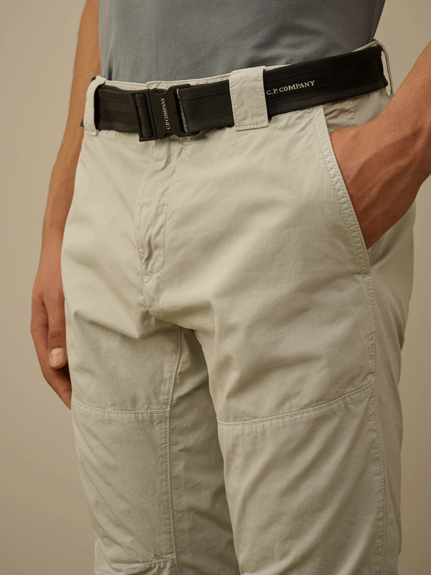Ремень C.P. Company Herringbone Tape Buckle Black