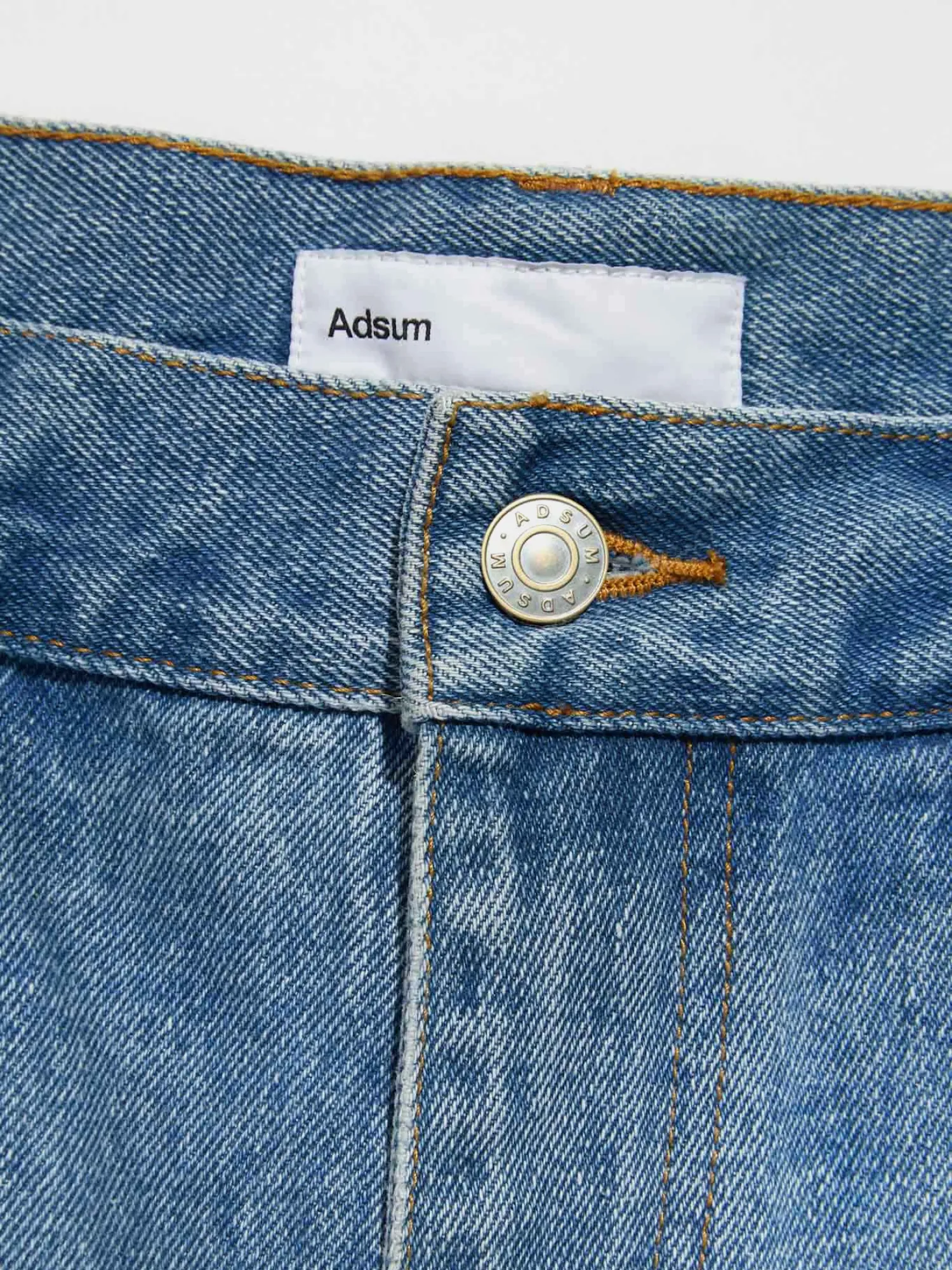 Джинсы Adsum Relaxed Fit OD Denim Bleached Washed Blue