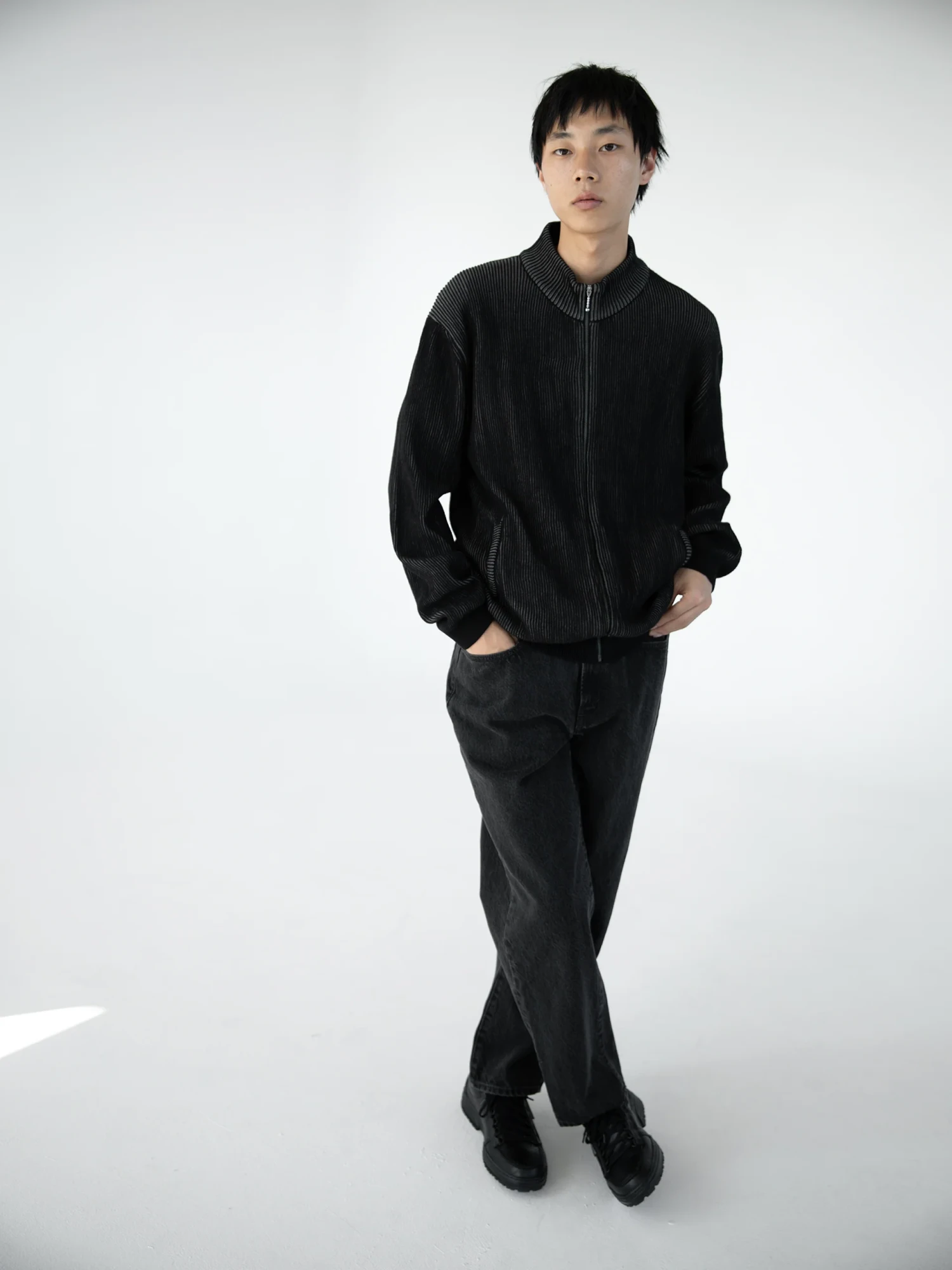 Кардиган thisisneverthat Full Zip Black