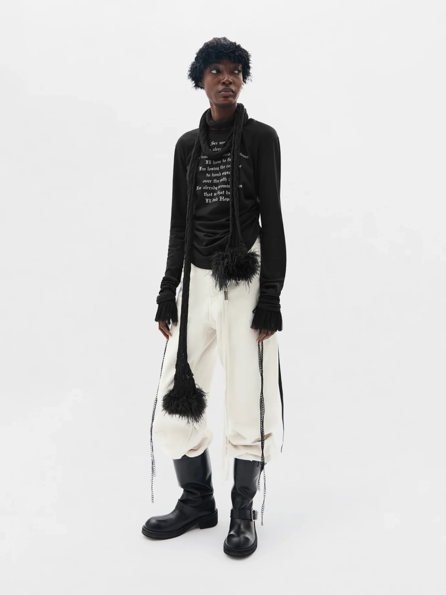 Манжеты Ann Demeulemeester Sann Black