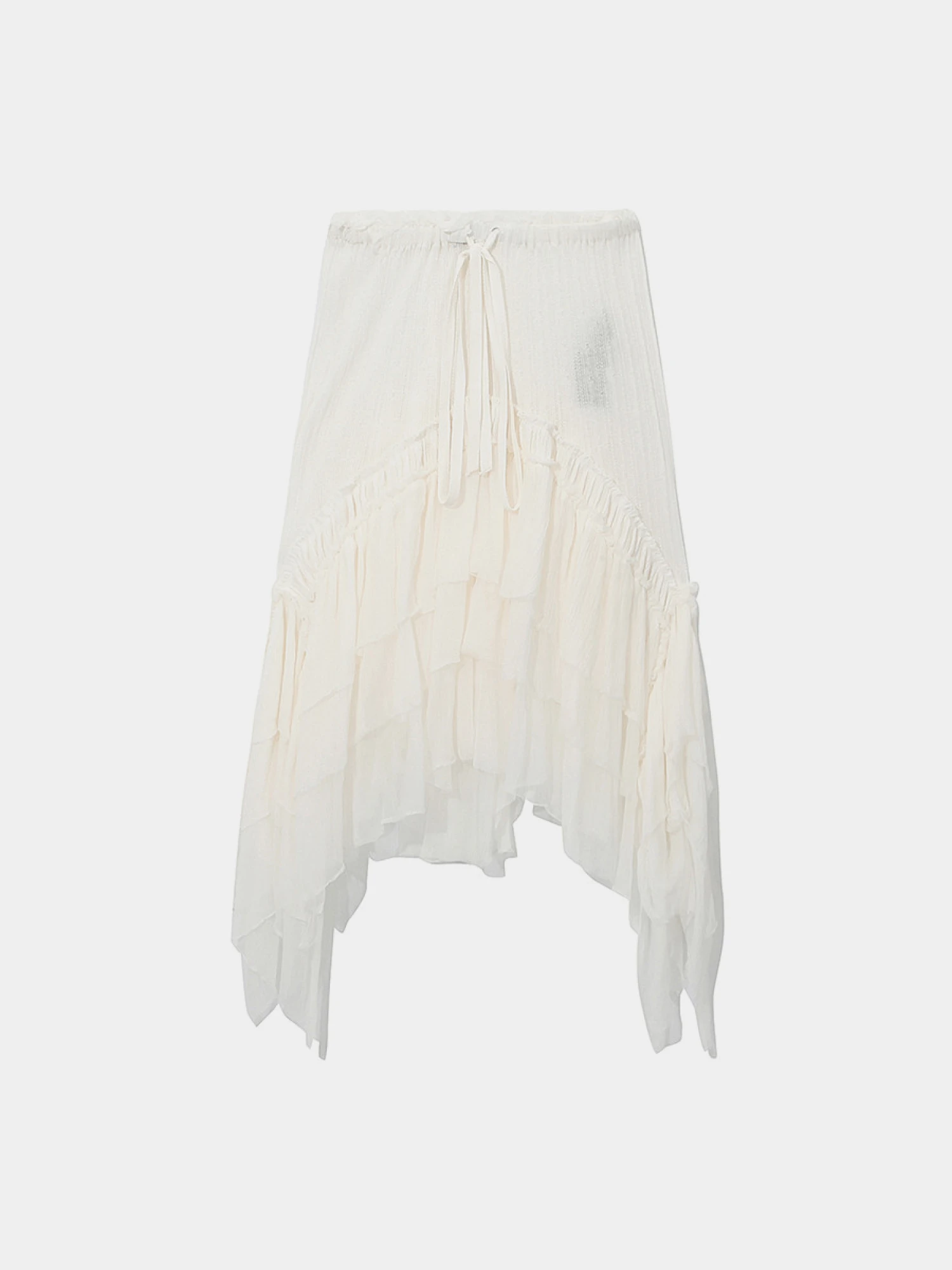 Женская юбка Ann Demeulemeester Bete Midi Natural White