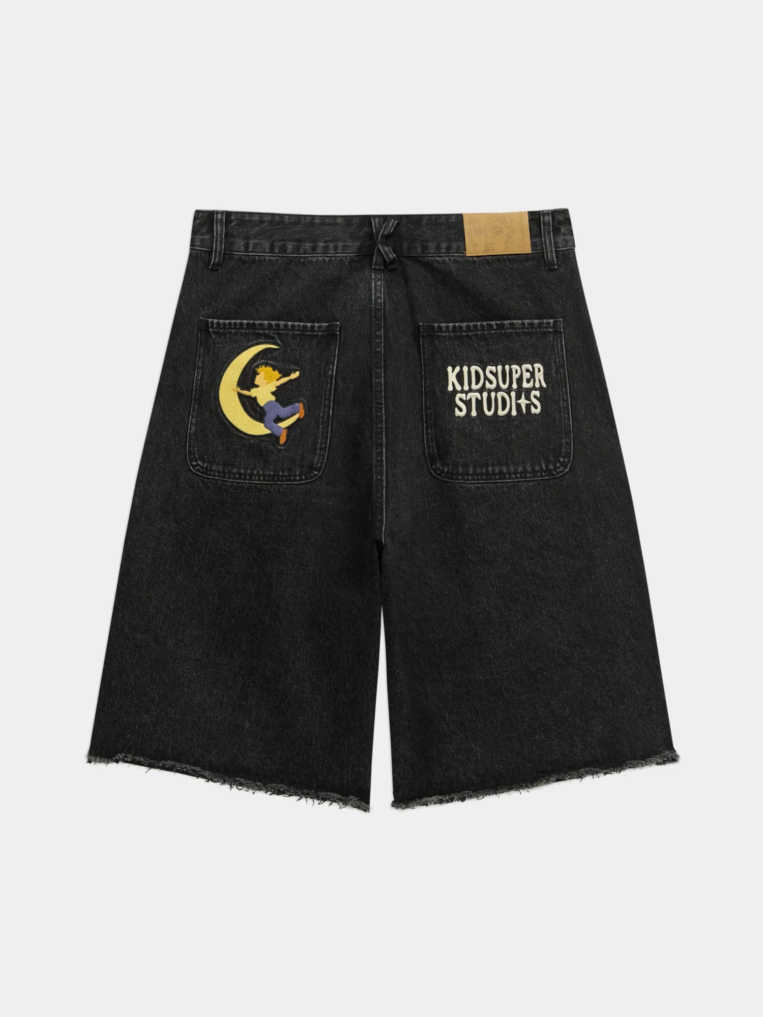 Шорты KidSuper Patches Denim Short Black