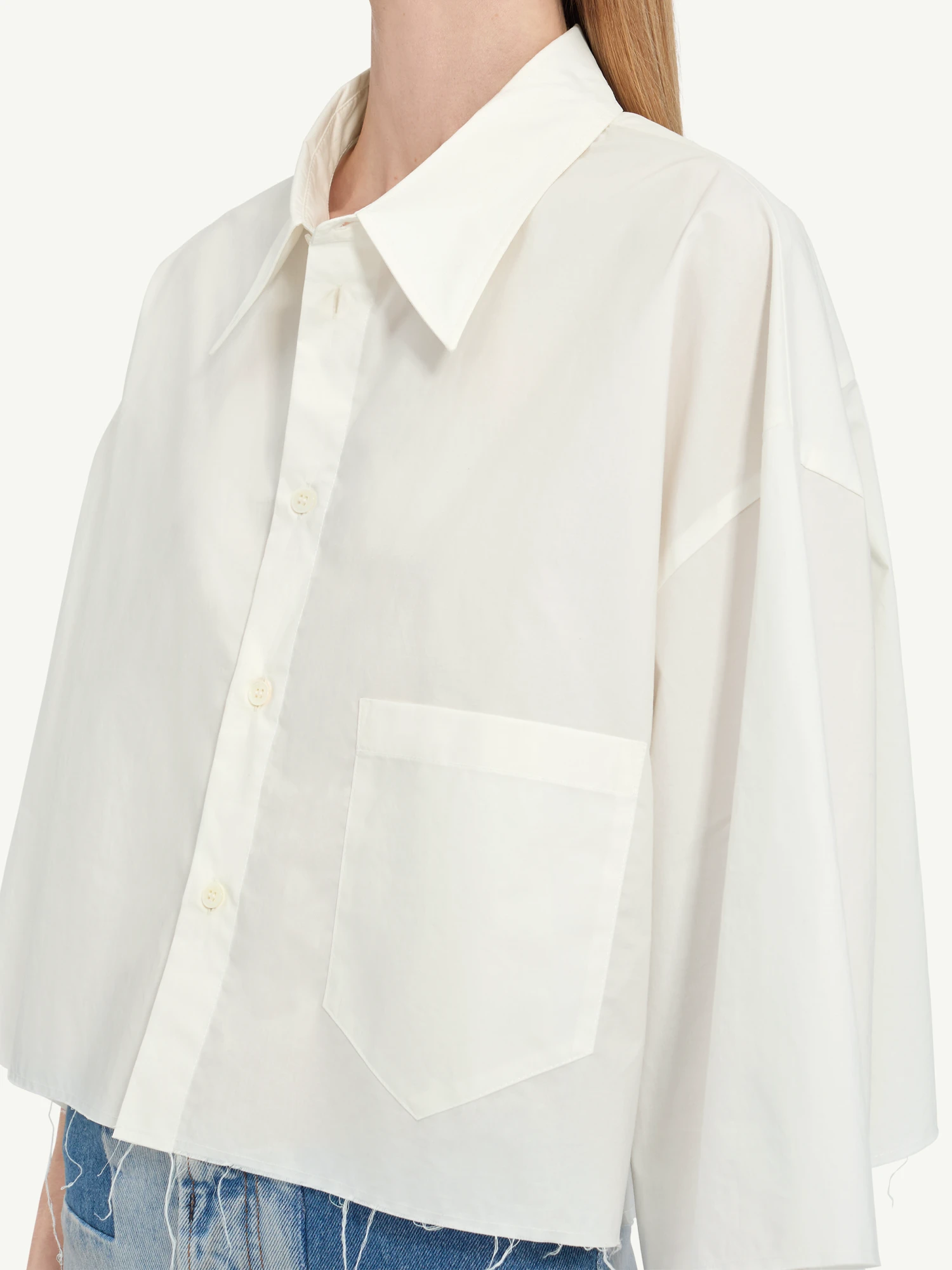 Женская рубашка MM6 Maison Margiela White