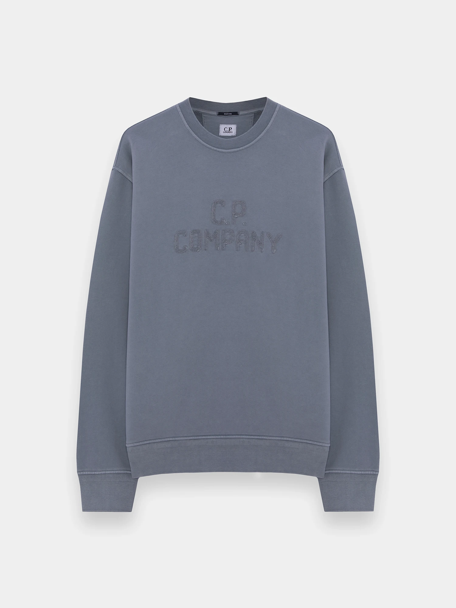 Свитшот C.P. Company Cotton Diagonal Fleece Stormy Weather