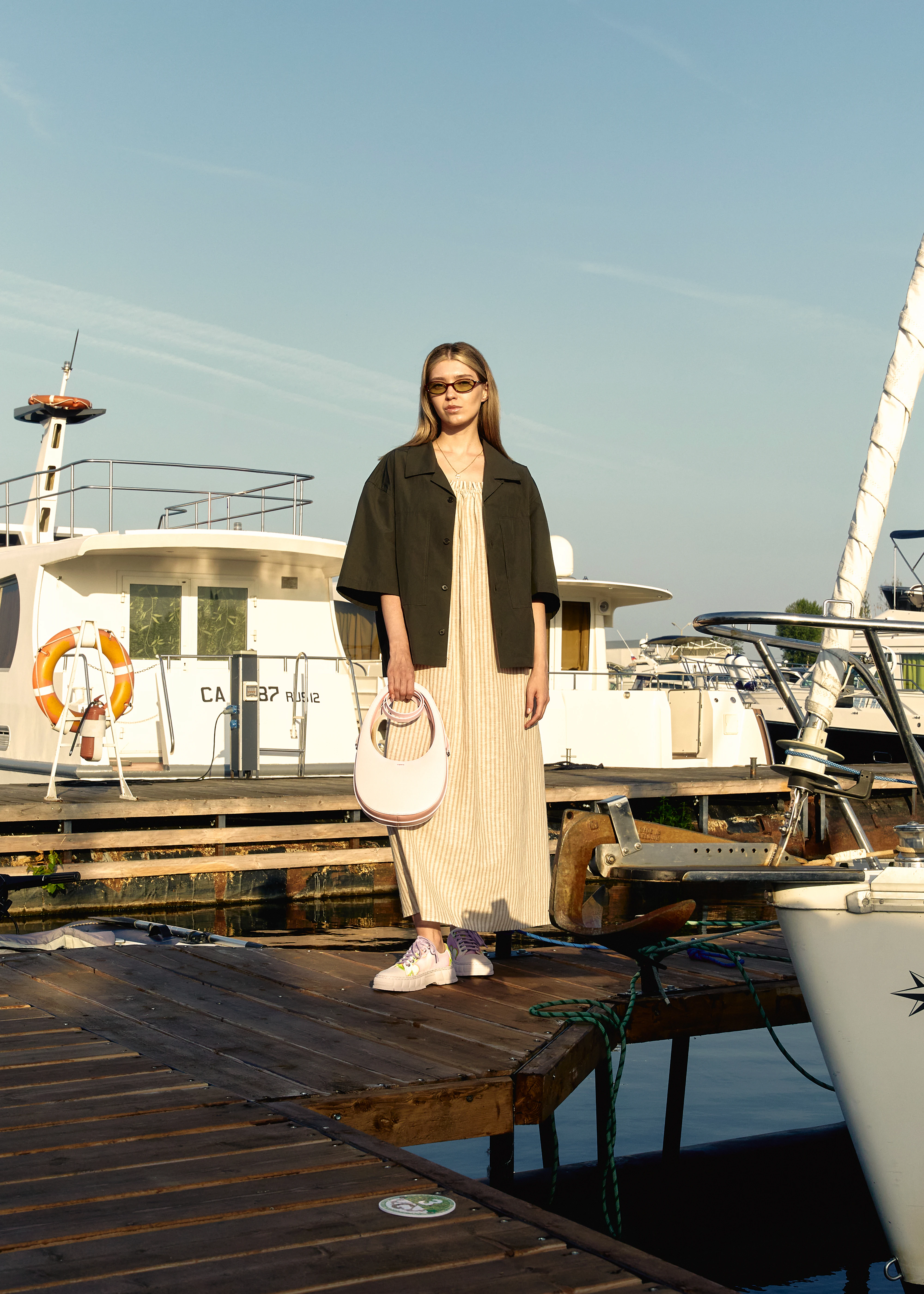 Очки Bonnie Clyde Baby Layered Brown Tortoise & Green Tint