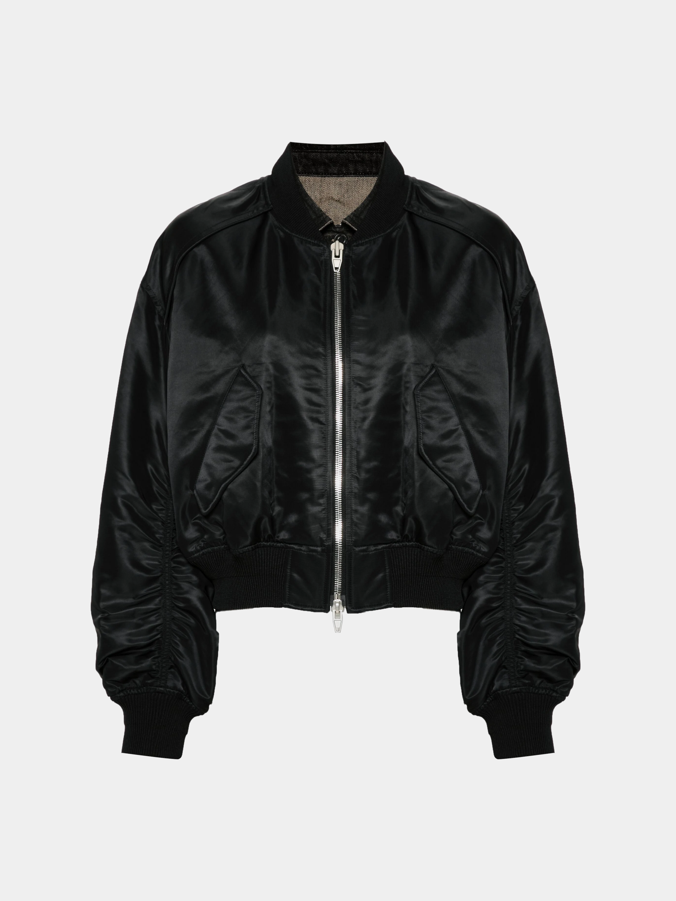 Женский бомбер JUUN.J Denim Layered MA-1 Black