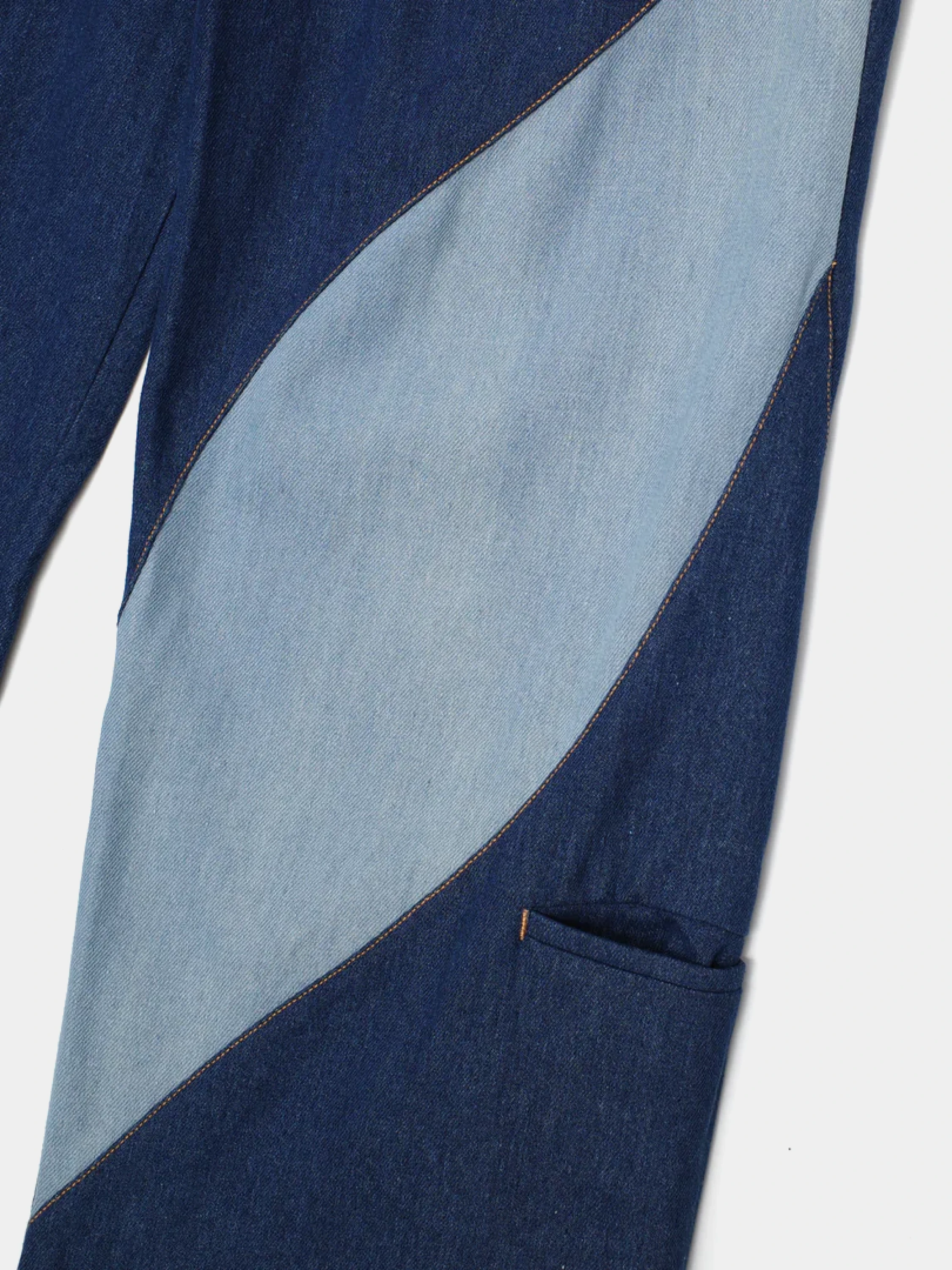 Брюки Jungles Jungles Denim Slant Indigo Washed Denim