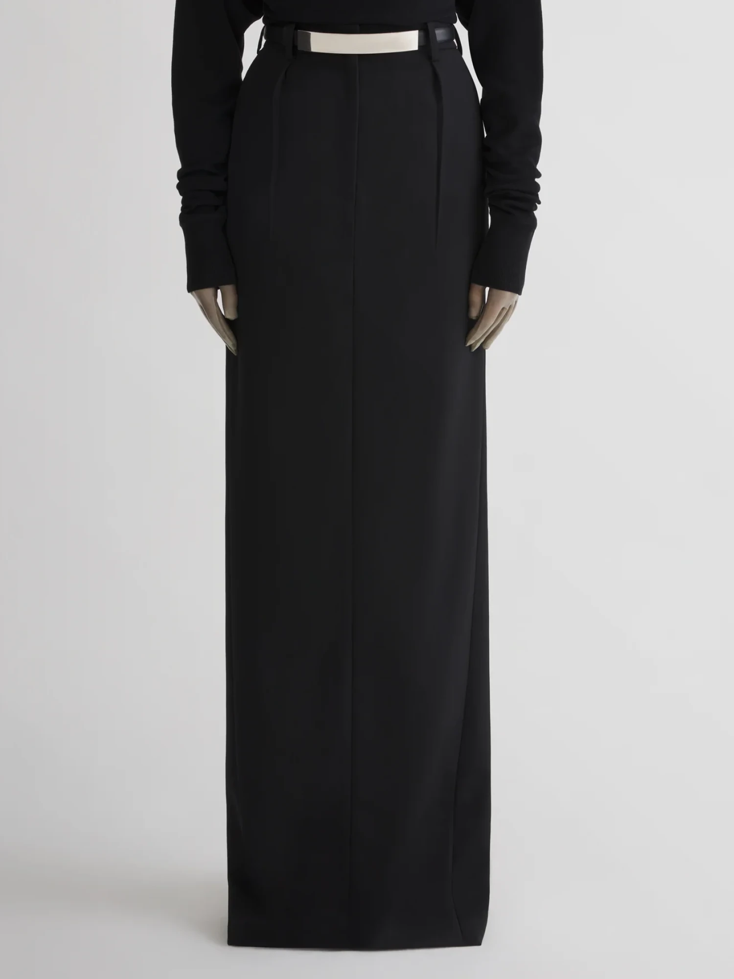 Женская юбка MUGLER Long Tailored Black