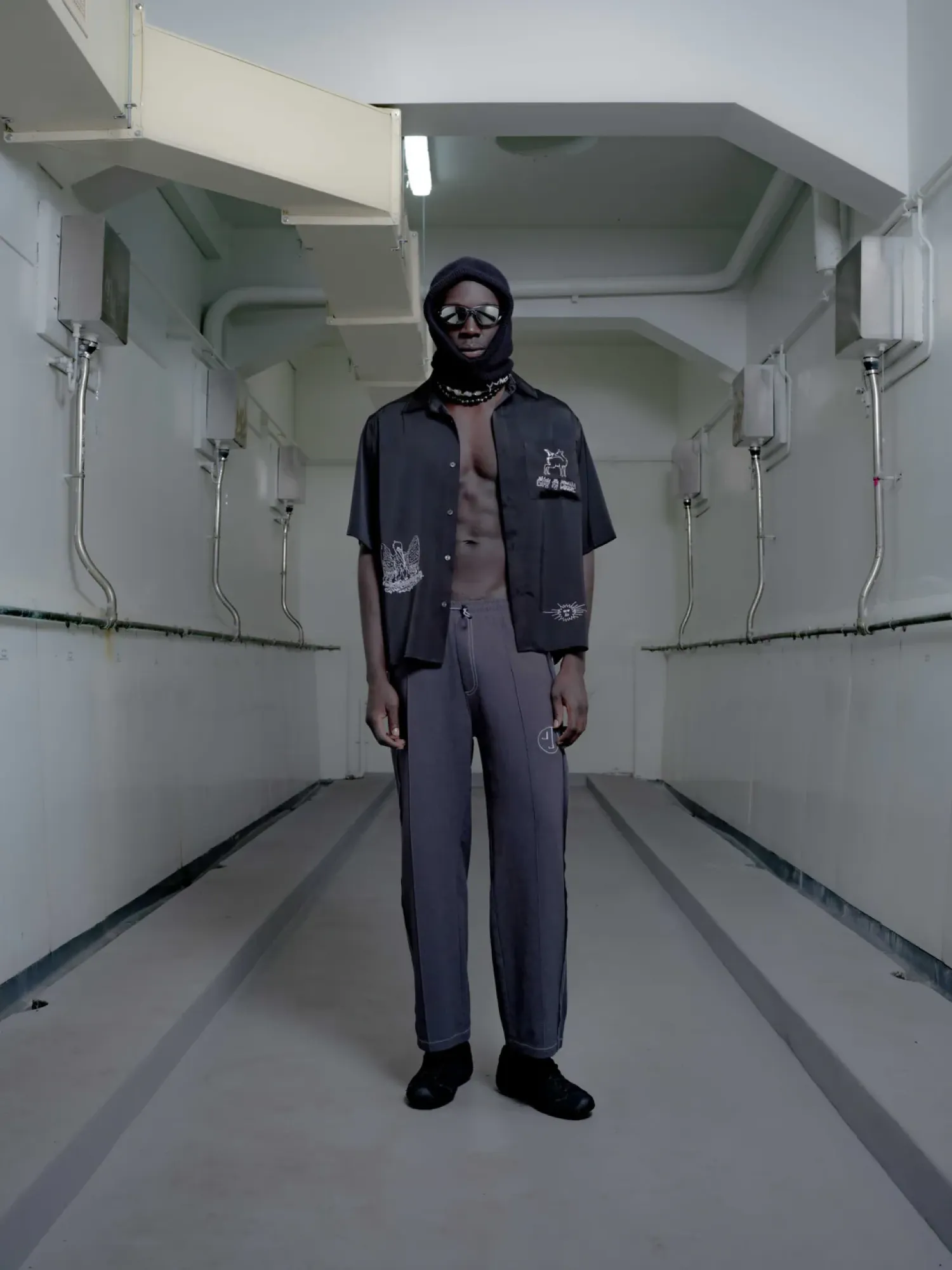 Брюки Jungles Jungles BIG STITCH PANT Grey