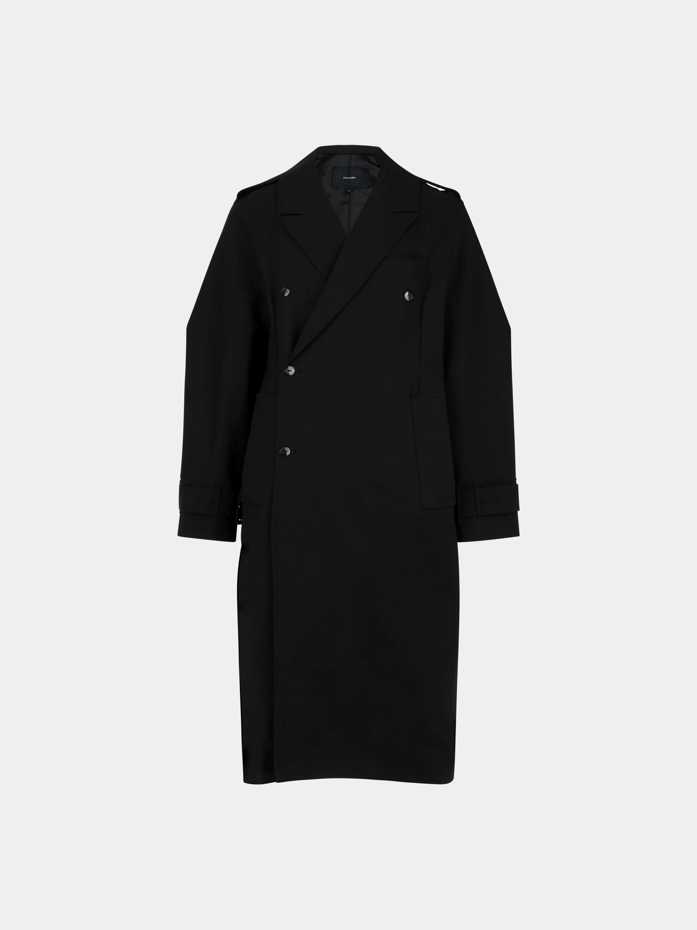 Тренч entire studios Wellington Coat Black