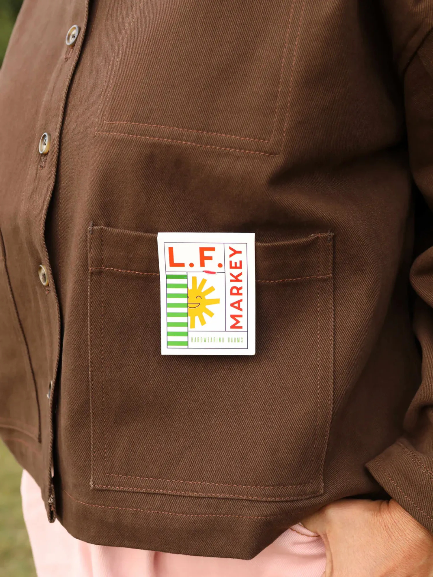 Женский овершот LF Markey Wide Chore Coat Coffee