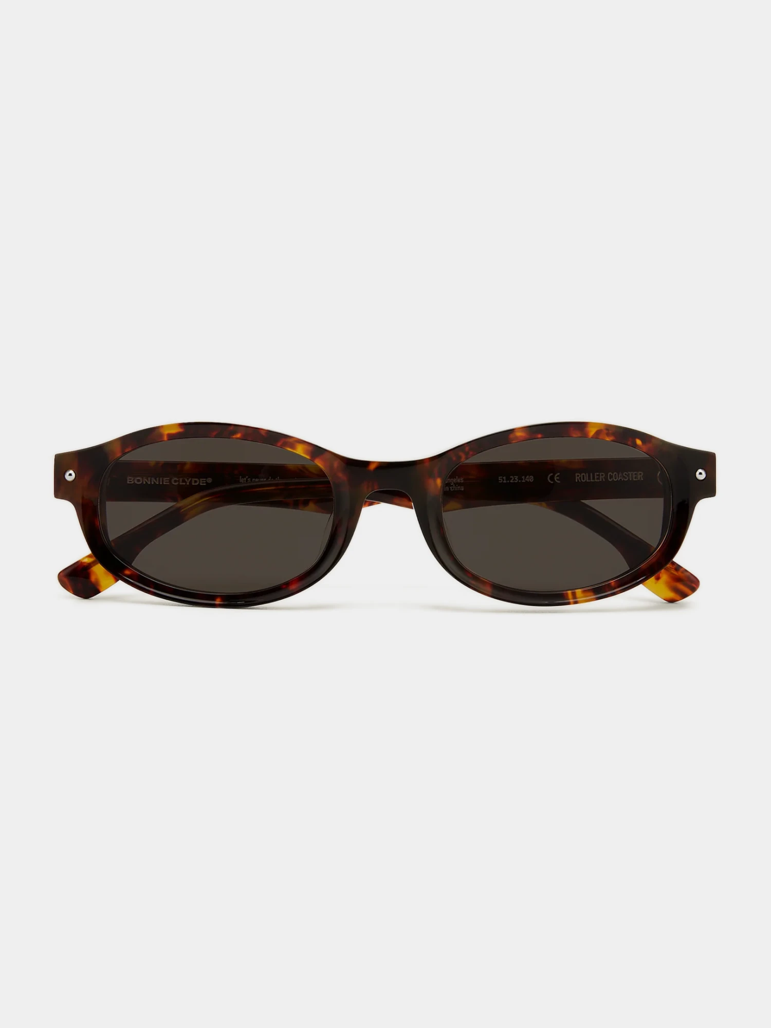 Очки Bonnie Clyde Roller Coaster Tortoise & Black Lens
