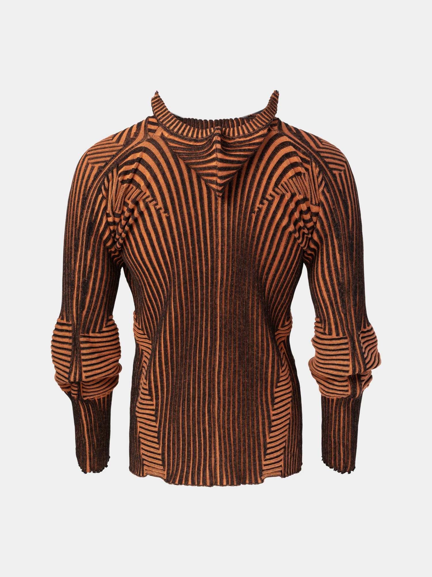 Кардиган LUEDER Healer Knit Zip Black Orange