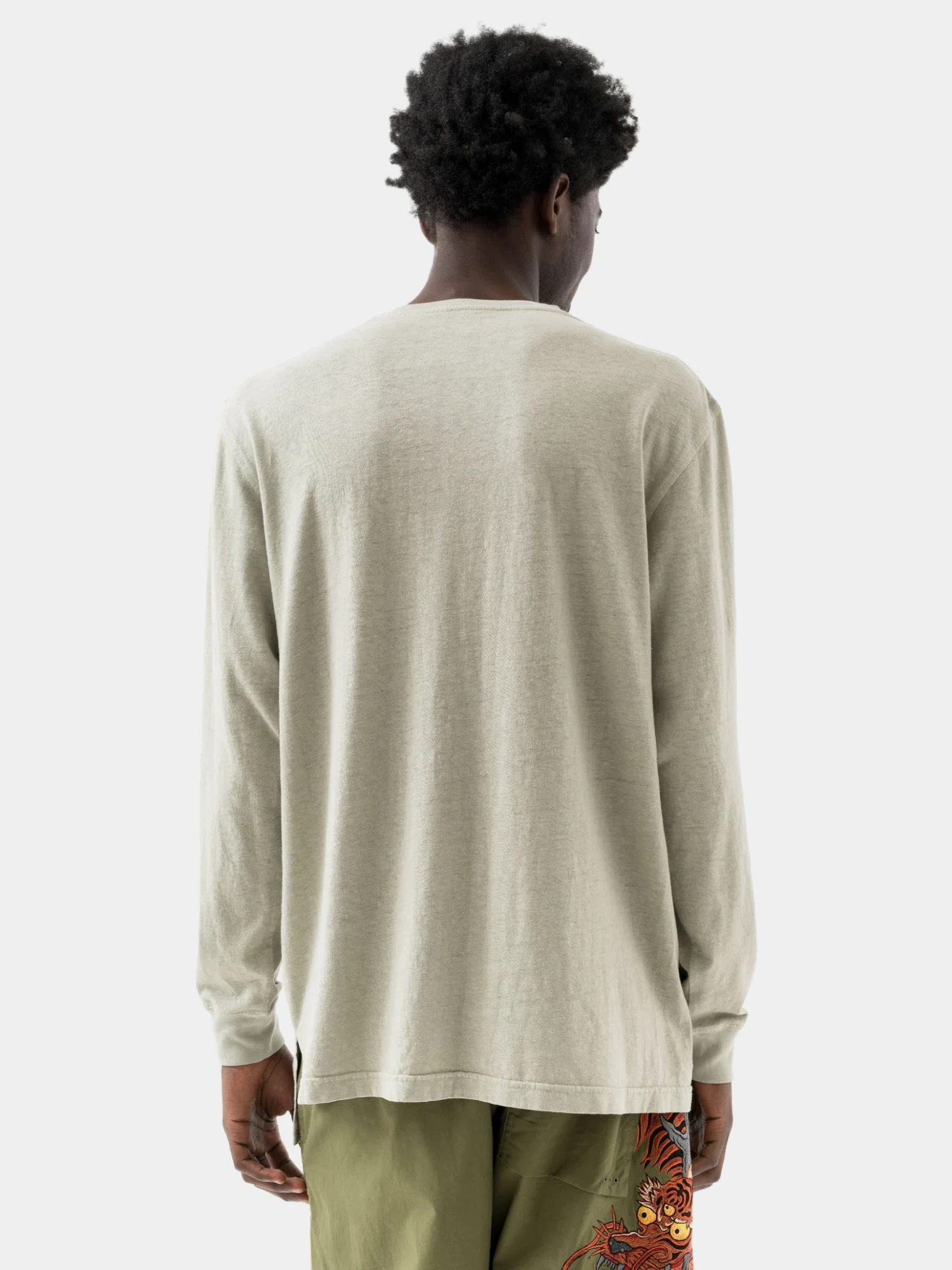 Лонгслив MAHARISHI 6001 Monk Organic Hemp Sage