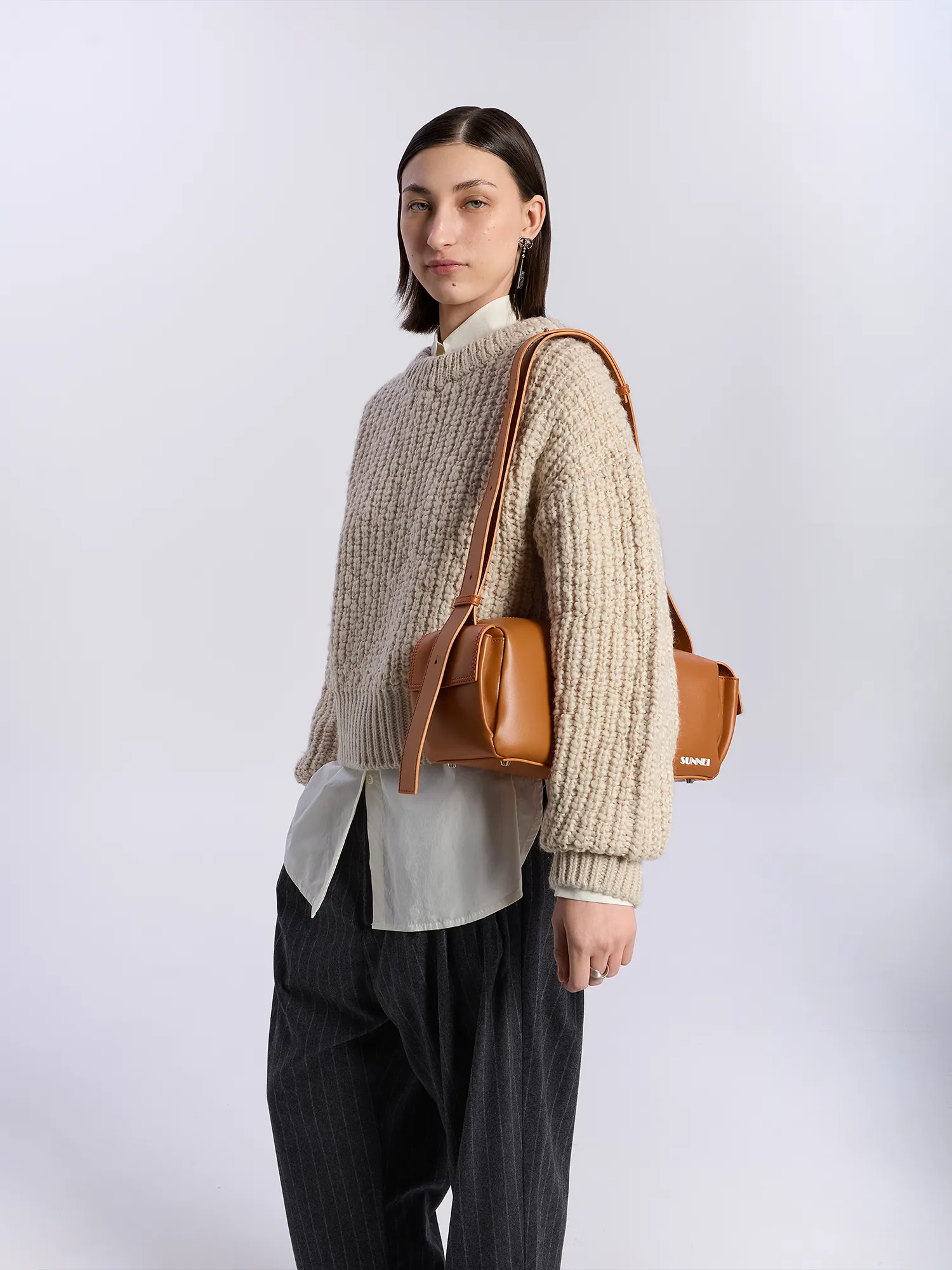 Женская сумка Sunnei Labauletto Dark Tan
