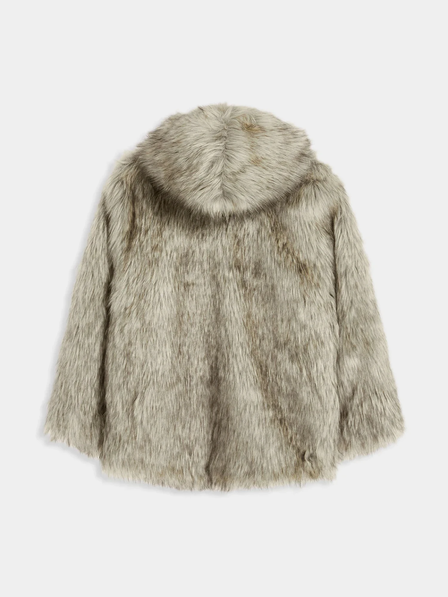 Женская шуба OPEN YY Reversible Faux Fur Beige