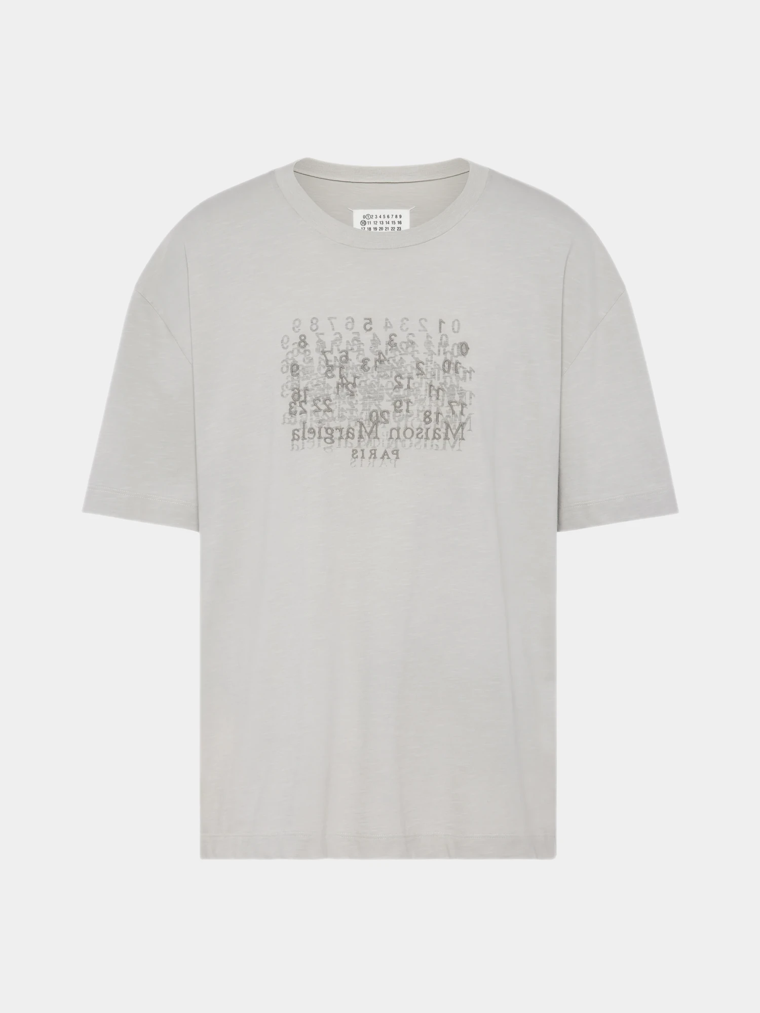 Футболка Maison Margiela Numbers Oversize Gray