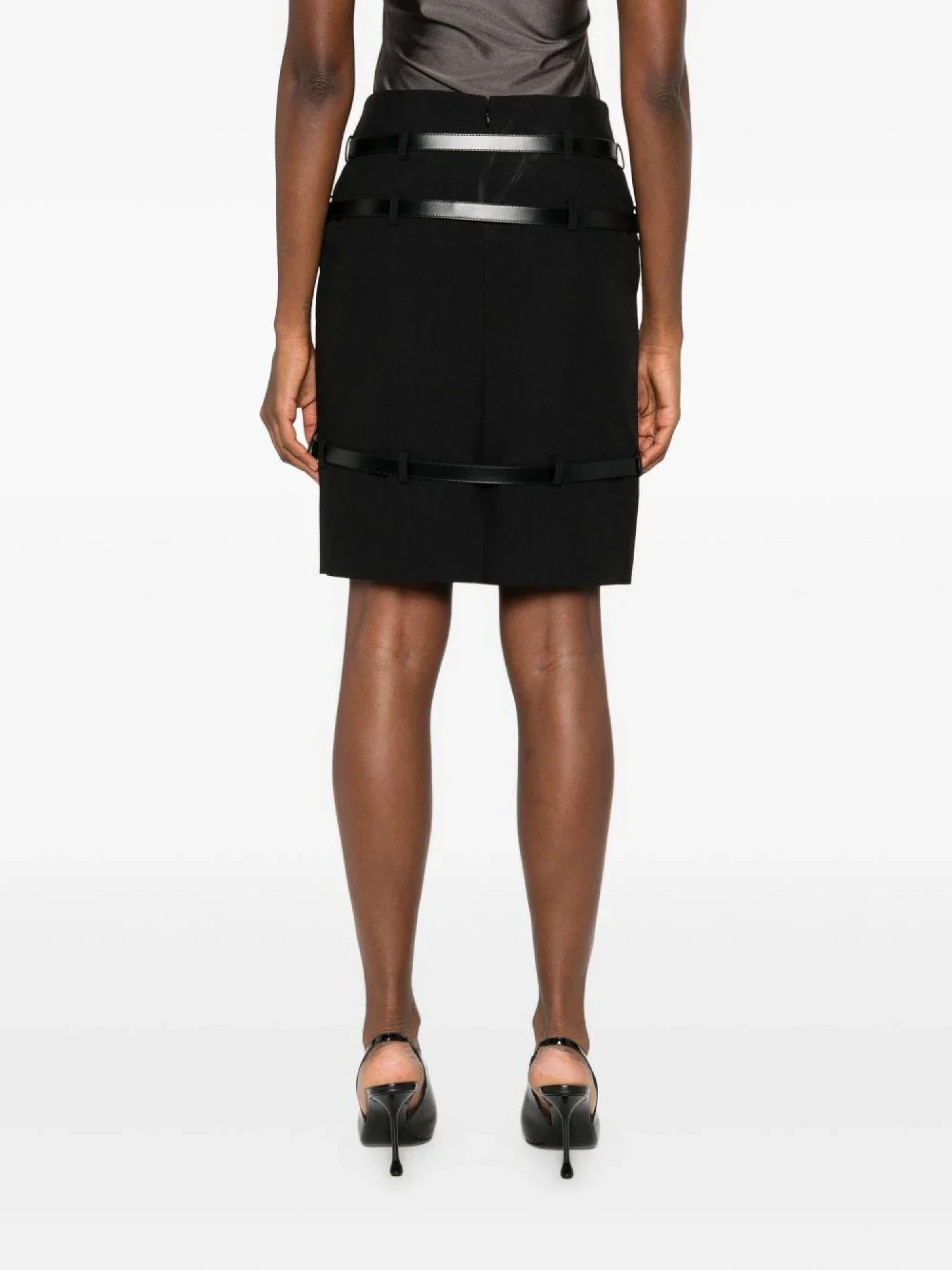 Женская юбка Coperni Multi Belt Black