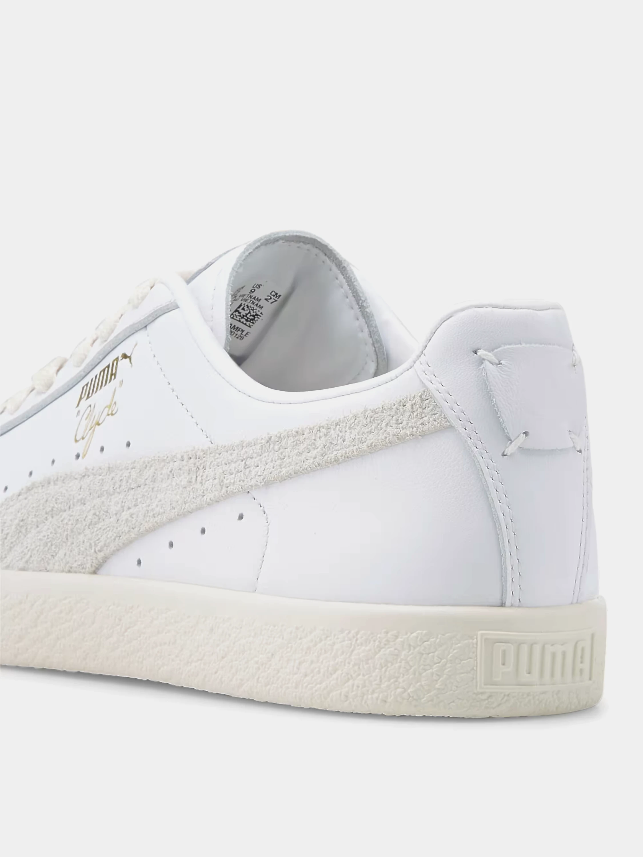 Кеды Puma Clyde Base White/Frosted Ivory