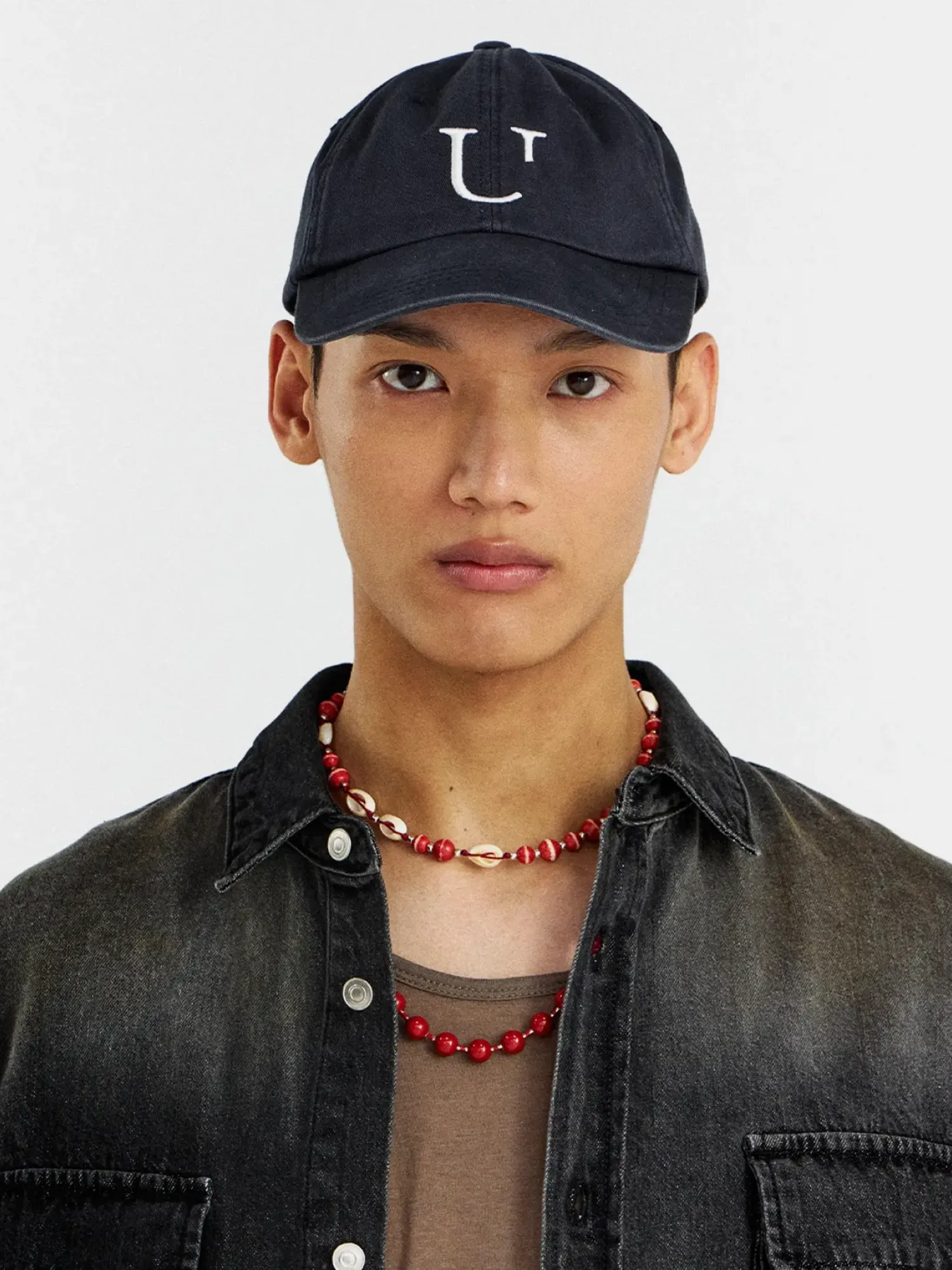 Кепка UNAFFECTED Washed U Ball Dark Navy