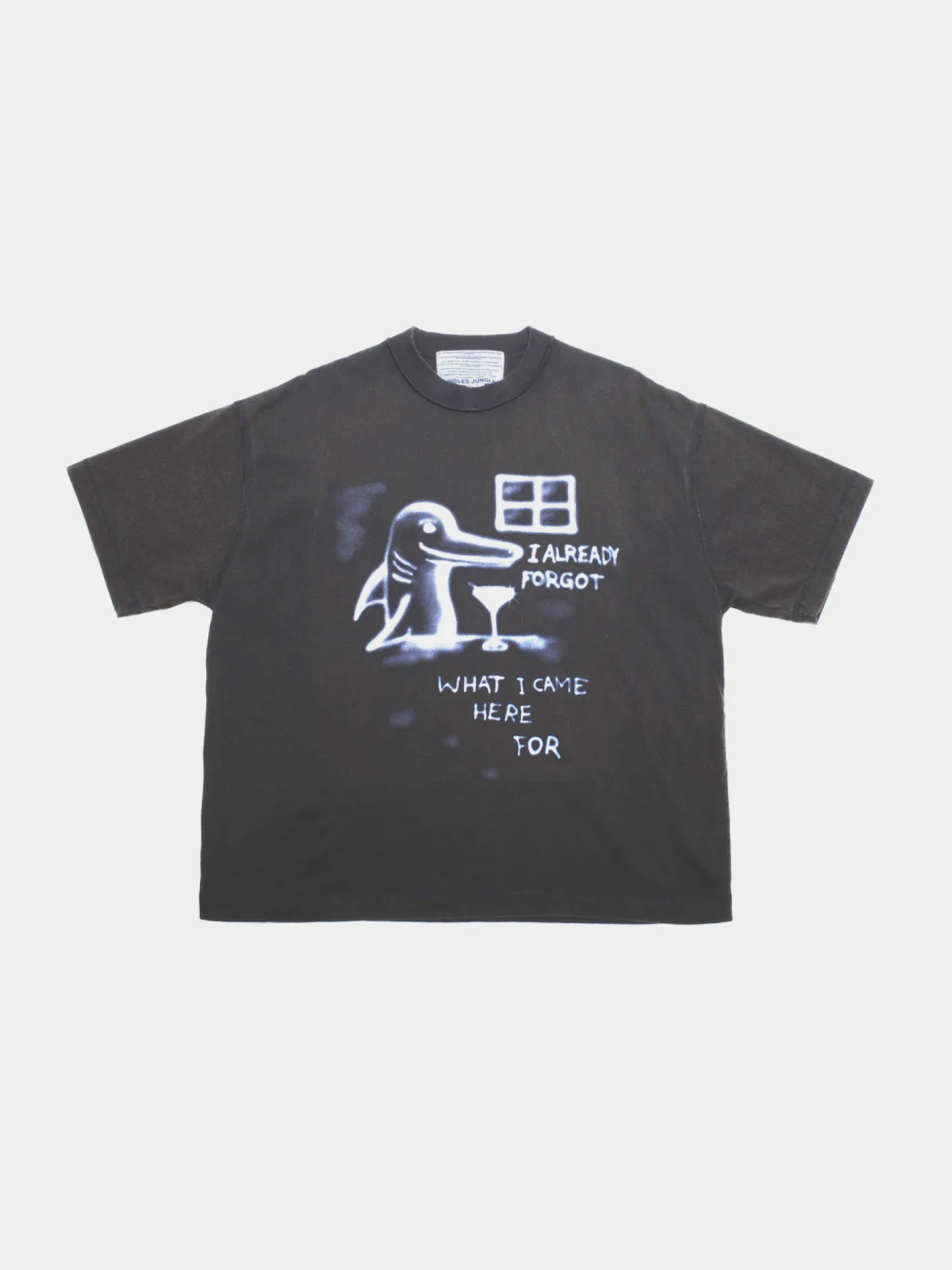 Футболка Jungles Jungles Already Forgot Reversible Black