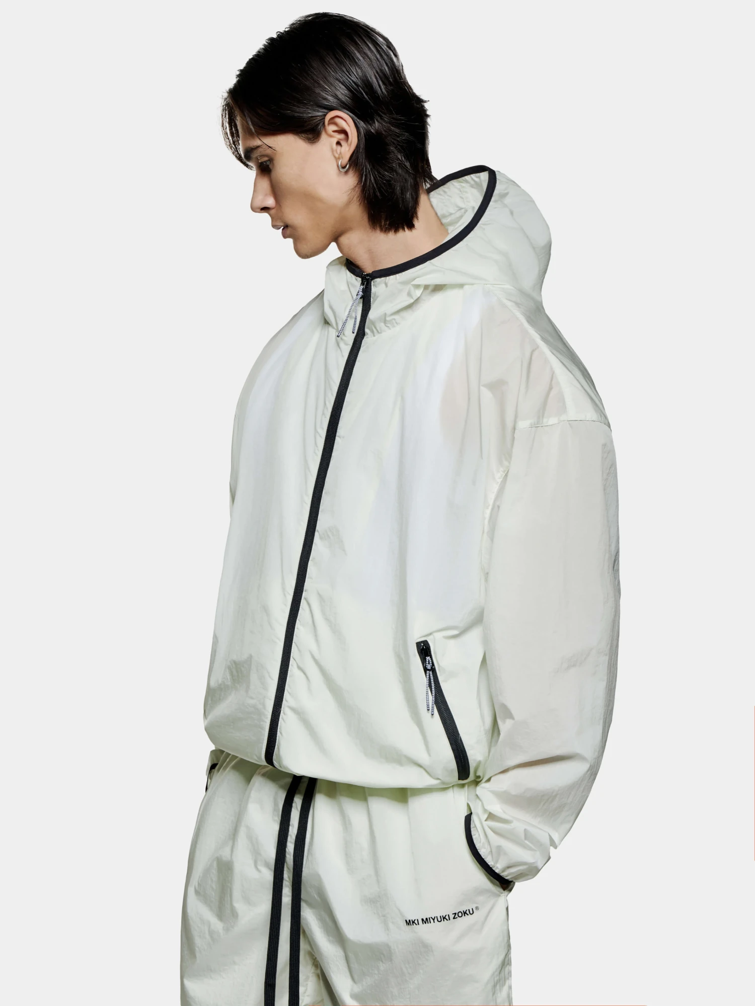 Ветровка MKI MIYUKI ZOKU Active Nylon Hooded Mint