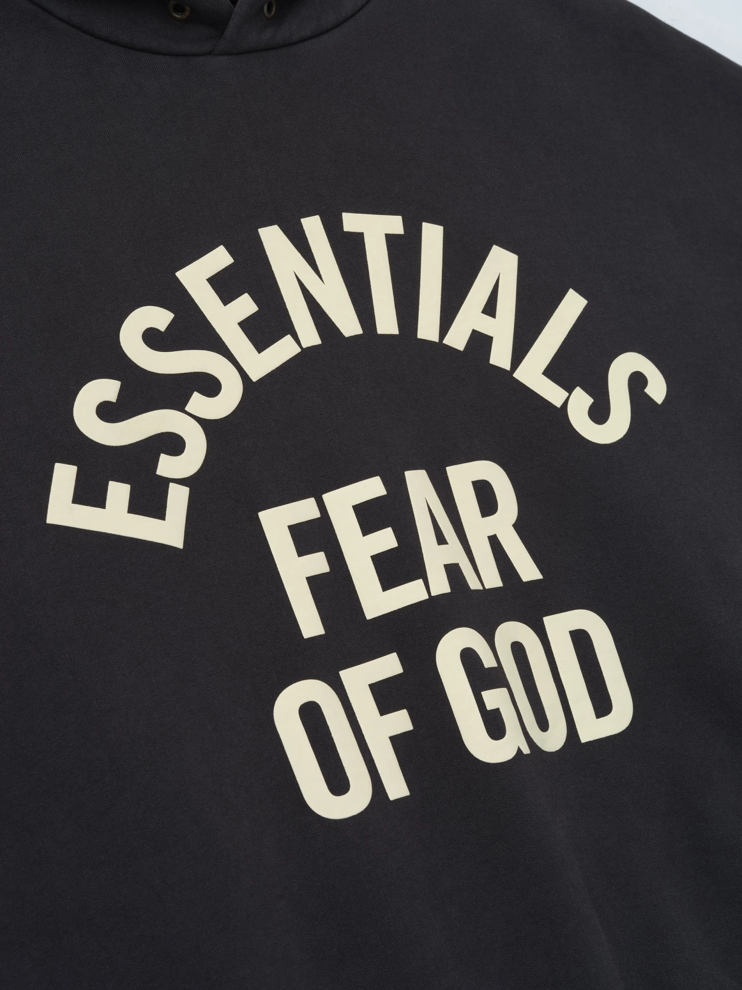 Худи Fear of God ESSENTIALS Campus 90'S Faded Black