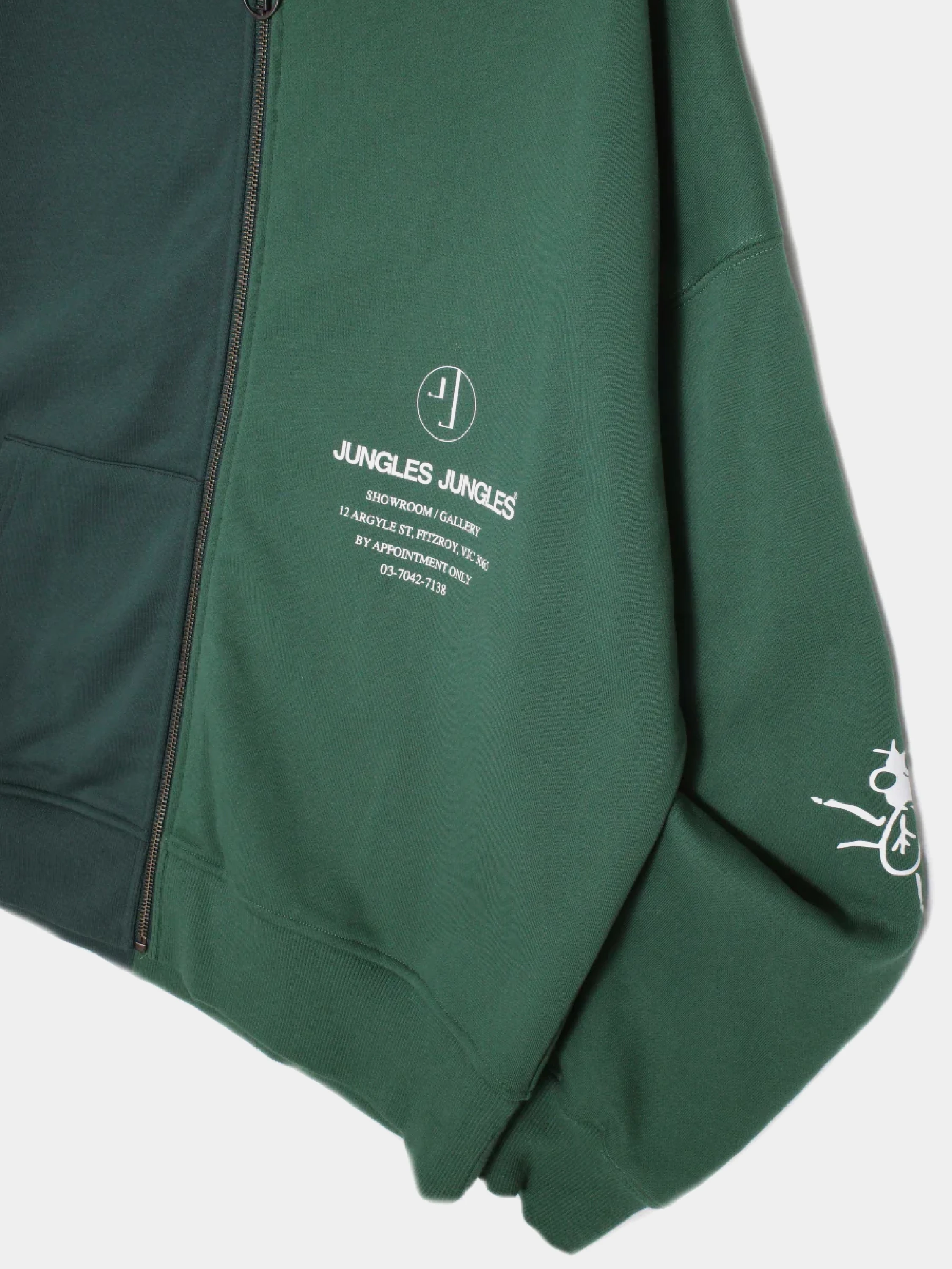 Зип-худи Jungles Jungles Appointment Only Split Green