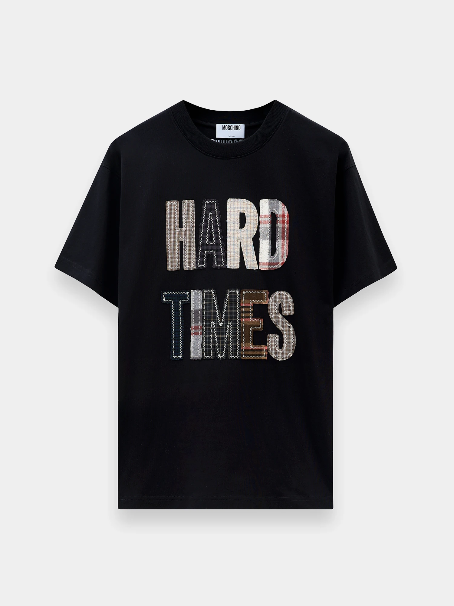 Женская футболка MOSCHINO Hard Times Black