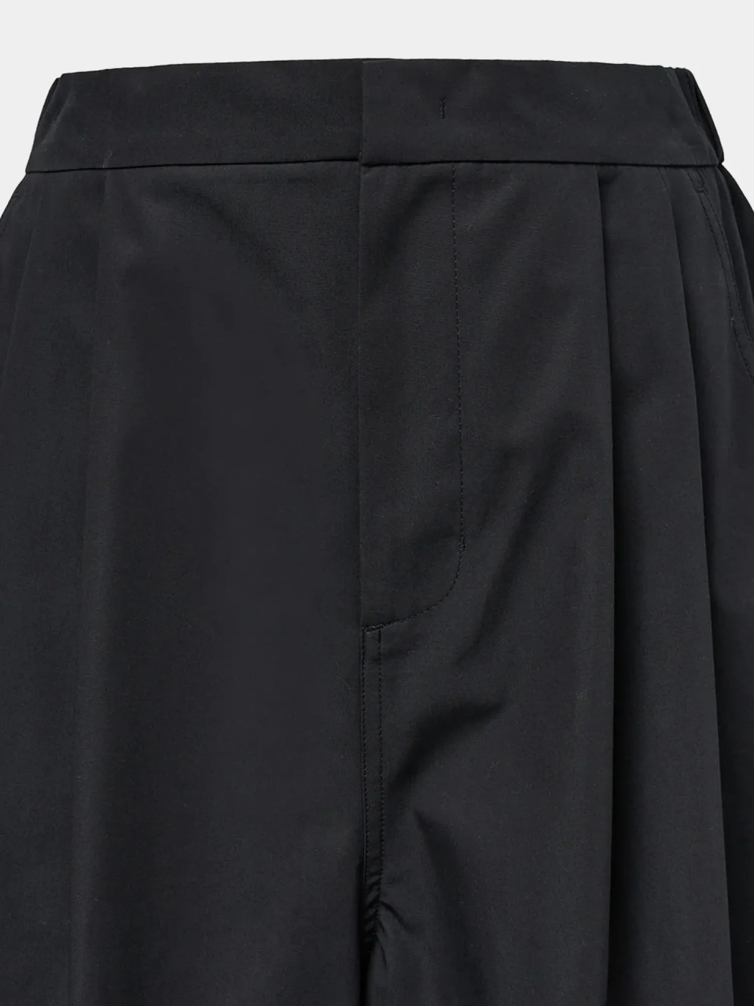Шорты AMOMENTO Two Tuck Wide Black
