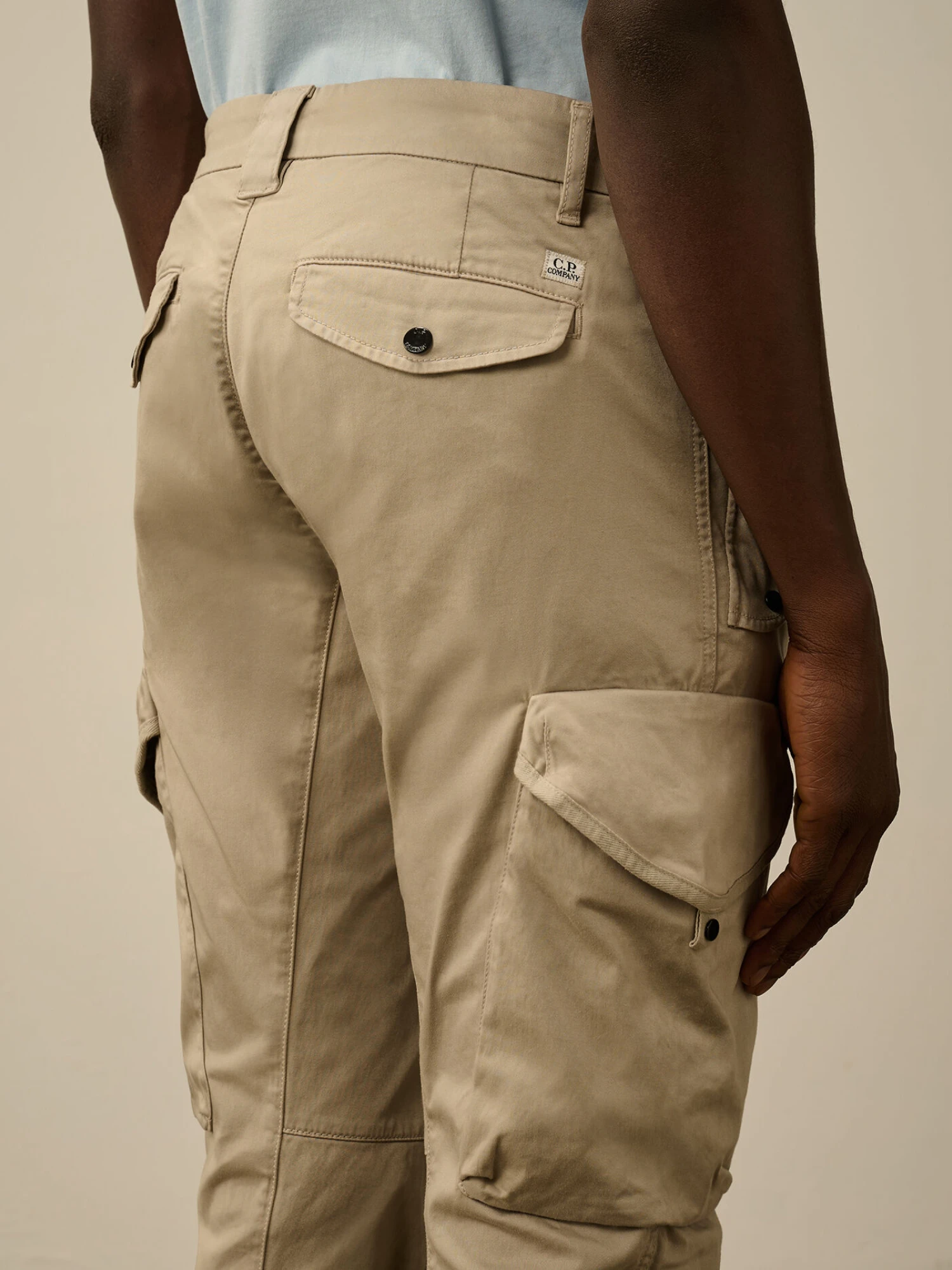 Брюки C.P. Company Stretch Sateen Utility Vintage Khaki
