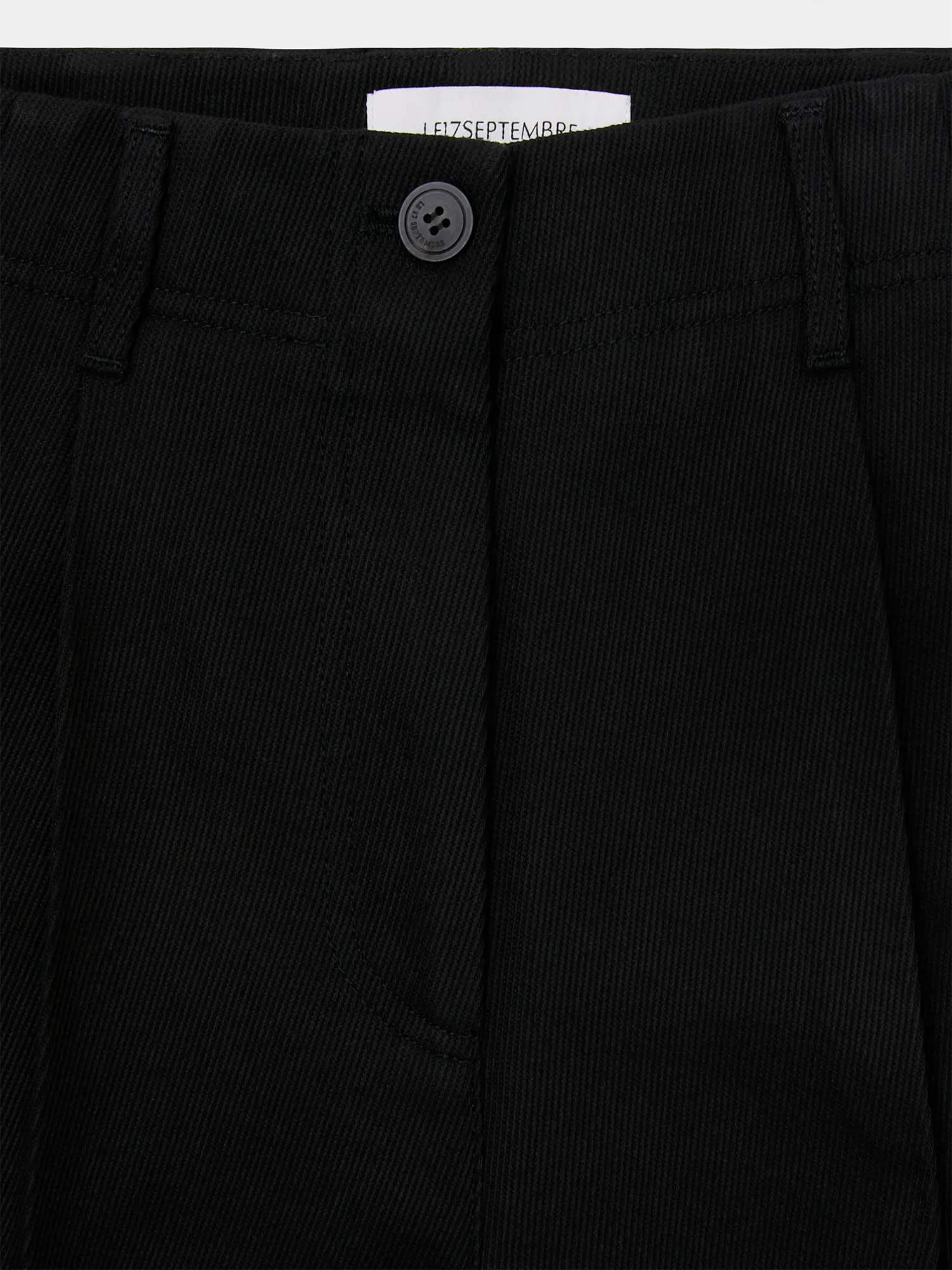 Женские брюки LE17SEPTEMBRE Claire Cotton Twill Black