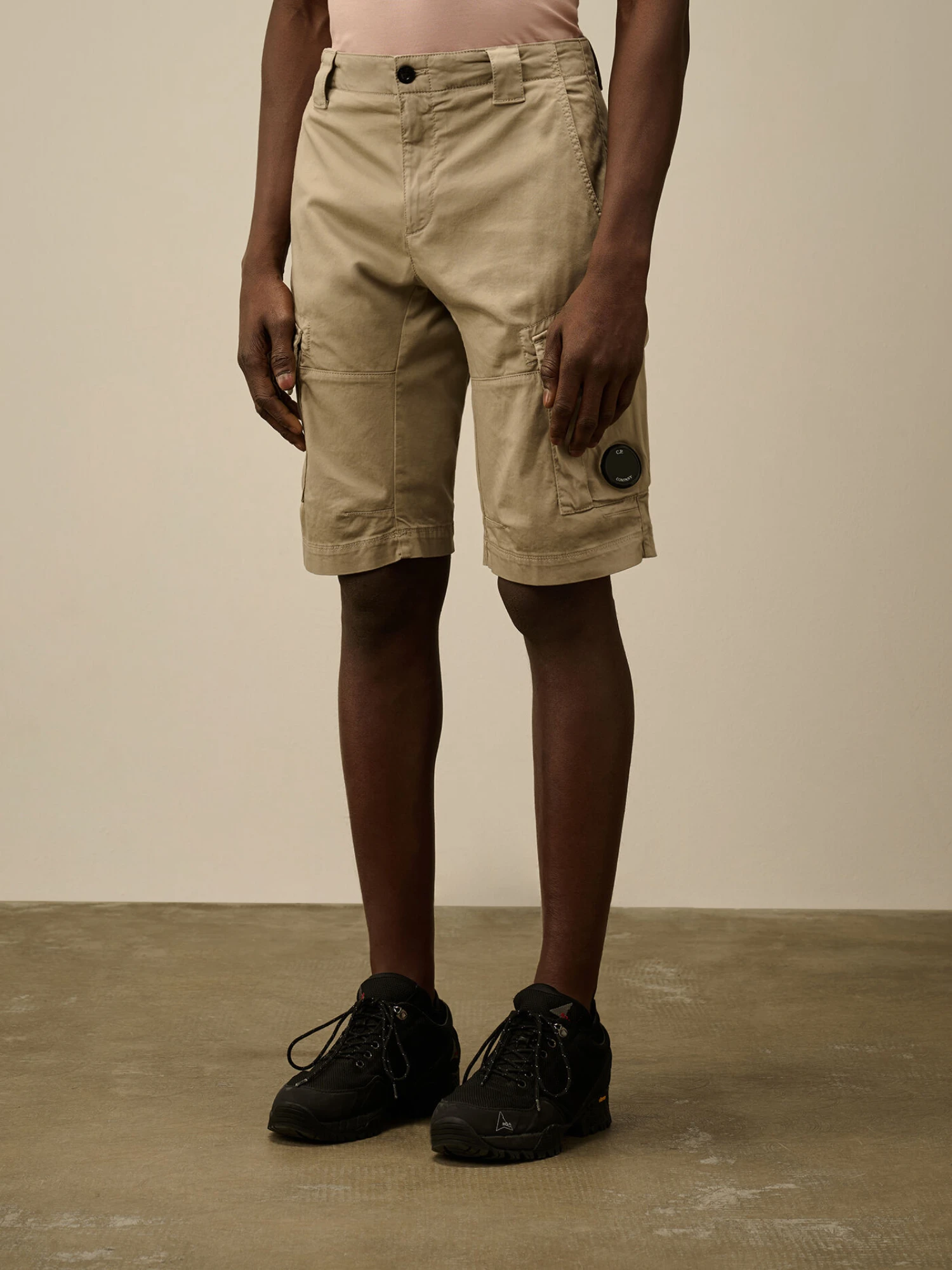 Шорты C.P. Company Stretch Sateen Cargo Vintage Khaki