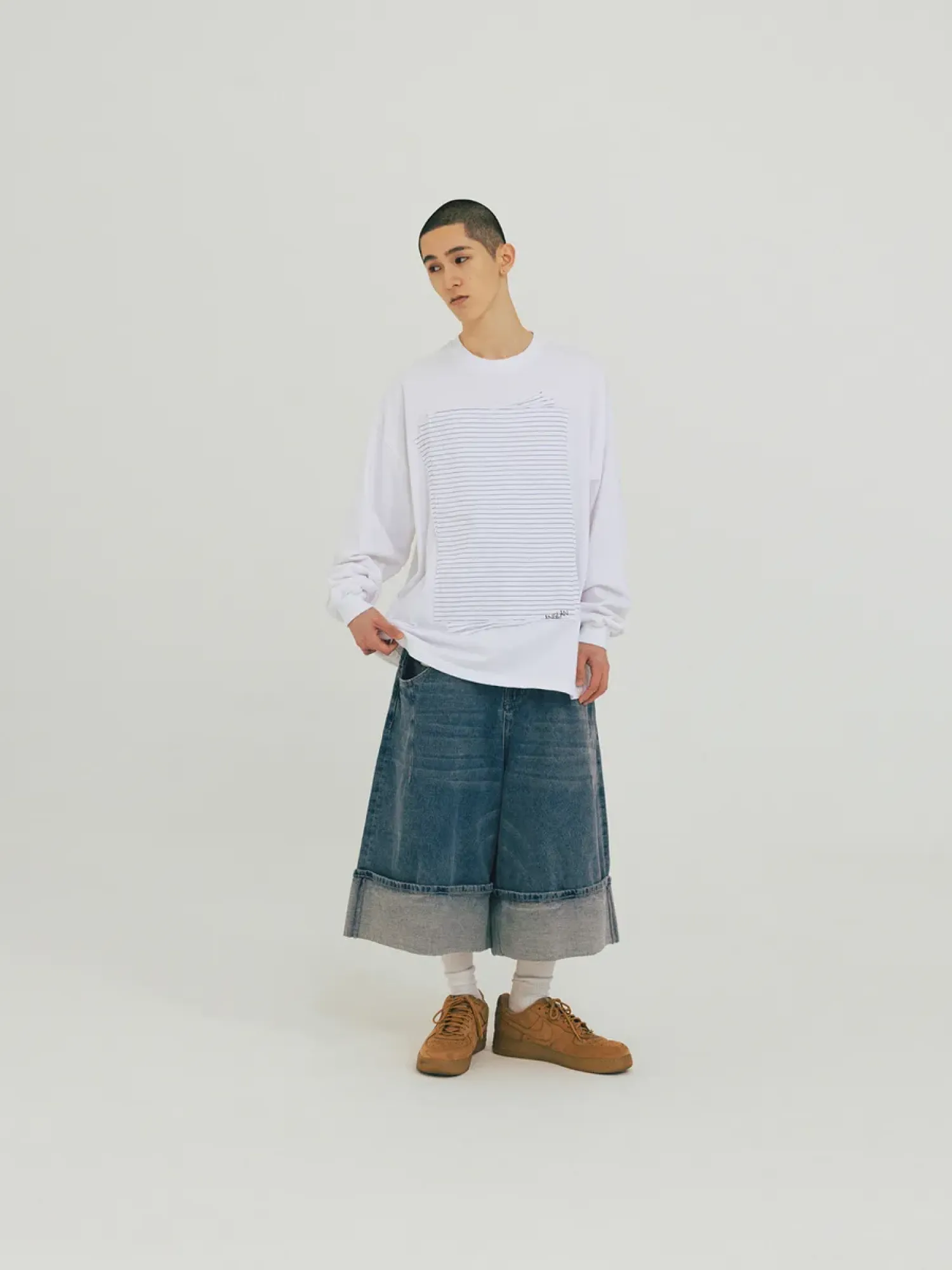 Лонгслив ANGLAN Notebook Long Sleeve White