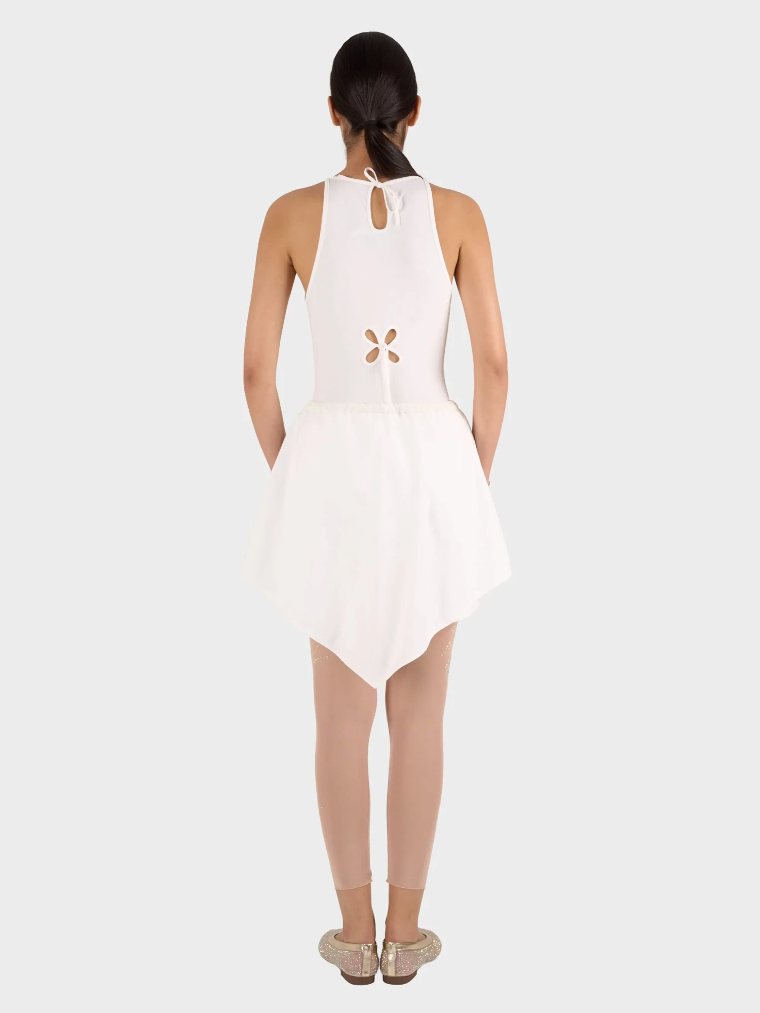 Женское боди J.KIM Petal Bodysuit White