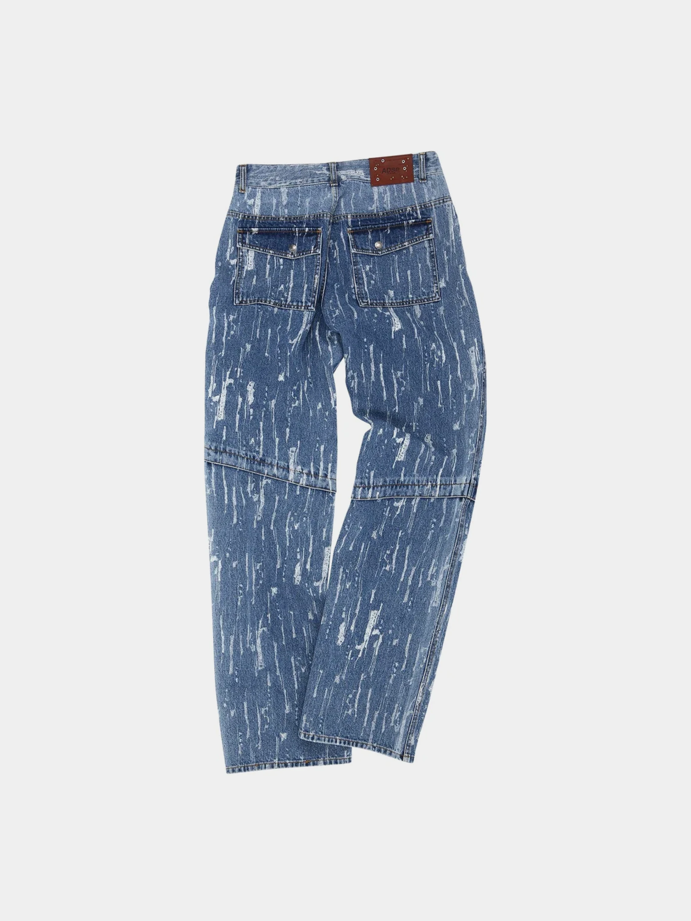 Джинсы Andersson Bell Layered Wide-Leg Jeans Blue